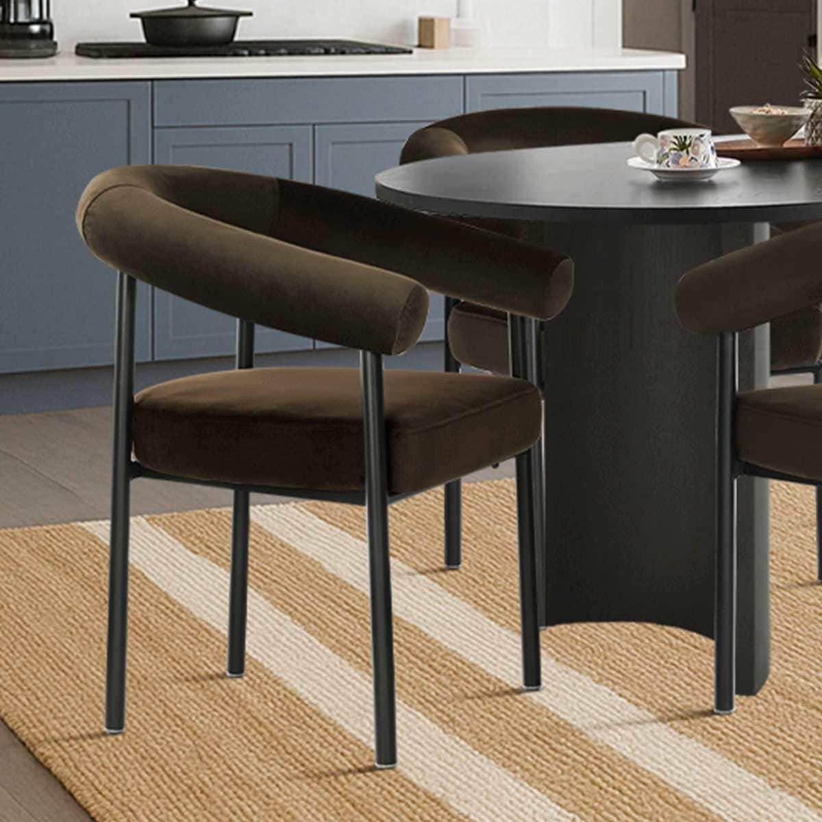 Maison Boucle DWEN-79BK+NYC-MINK6 Dining-Sets - View #2