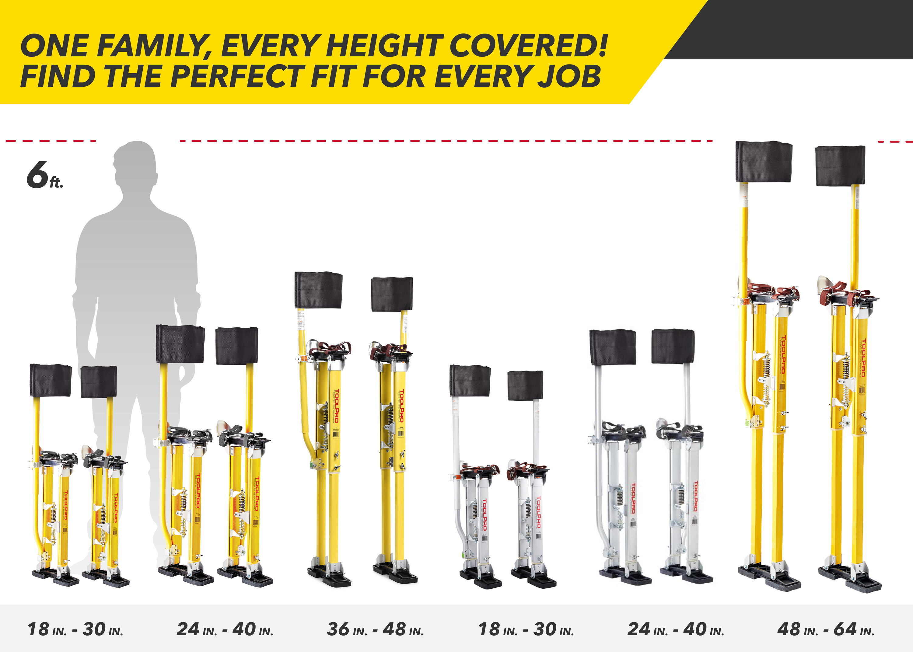 ToolPro TP72441 Drywall-Stilts - View #5