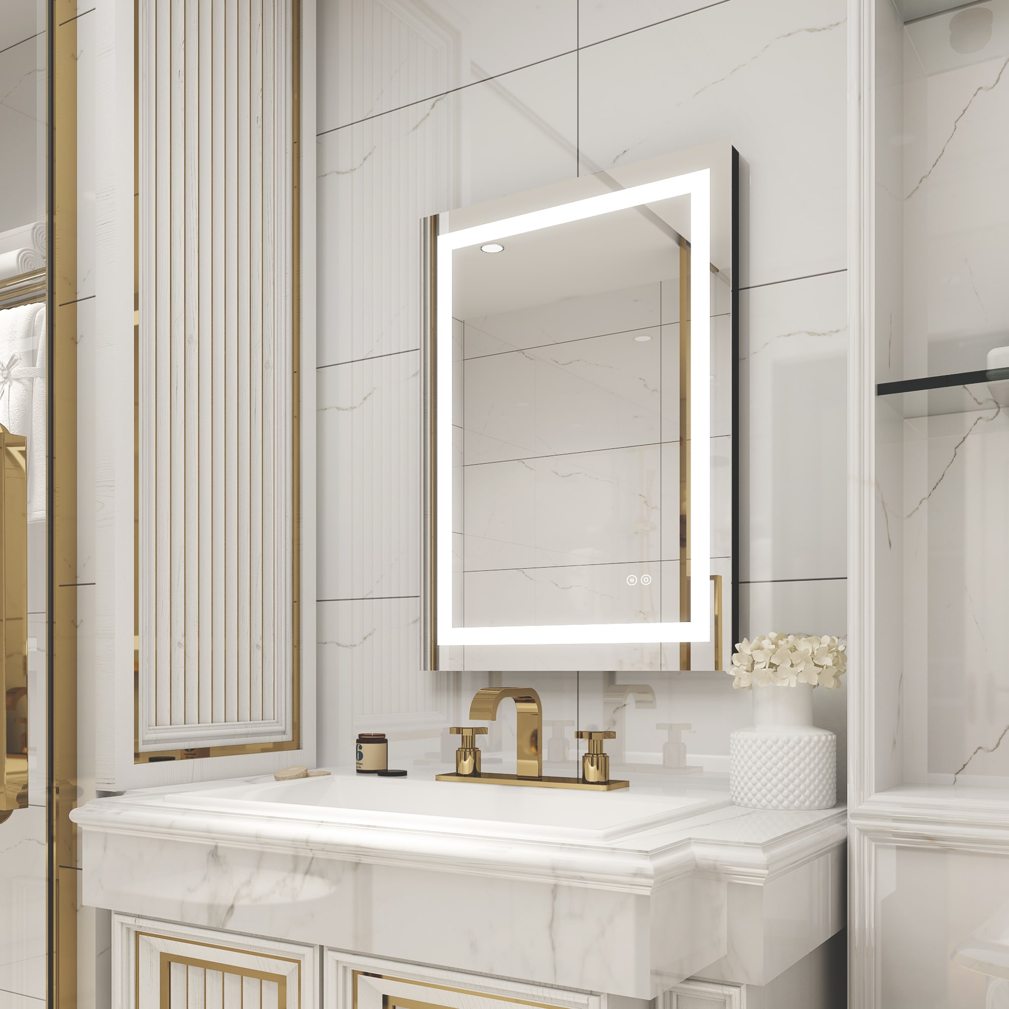 WELLFOR W2MRL2028 Framed-Bath-Mirrors - View #3