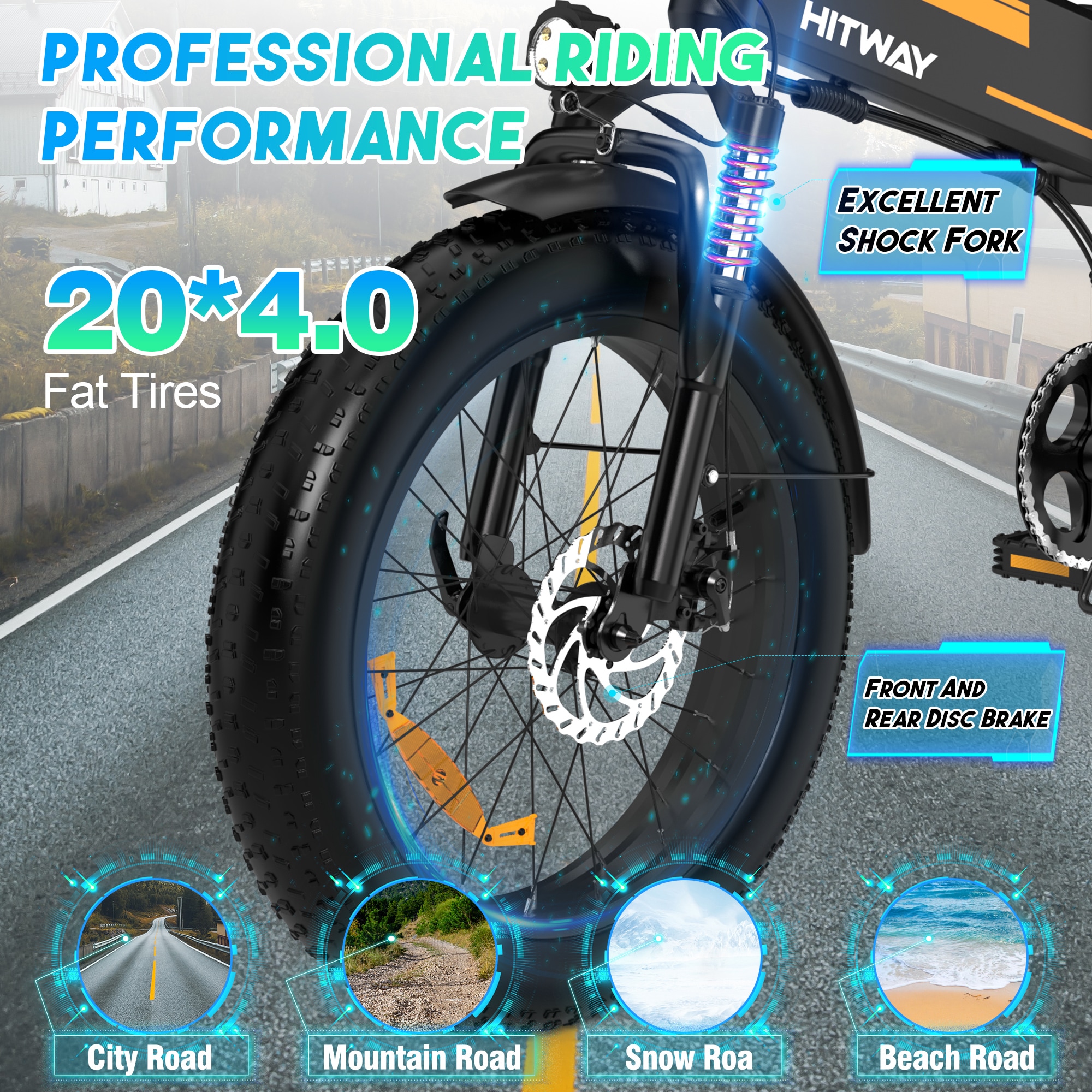 HITWAY BK10M-HW-BLACK-LV bikes - View #4