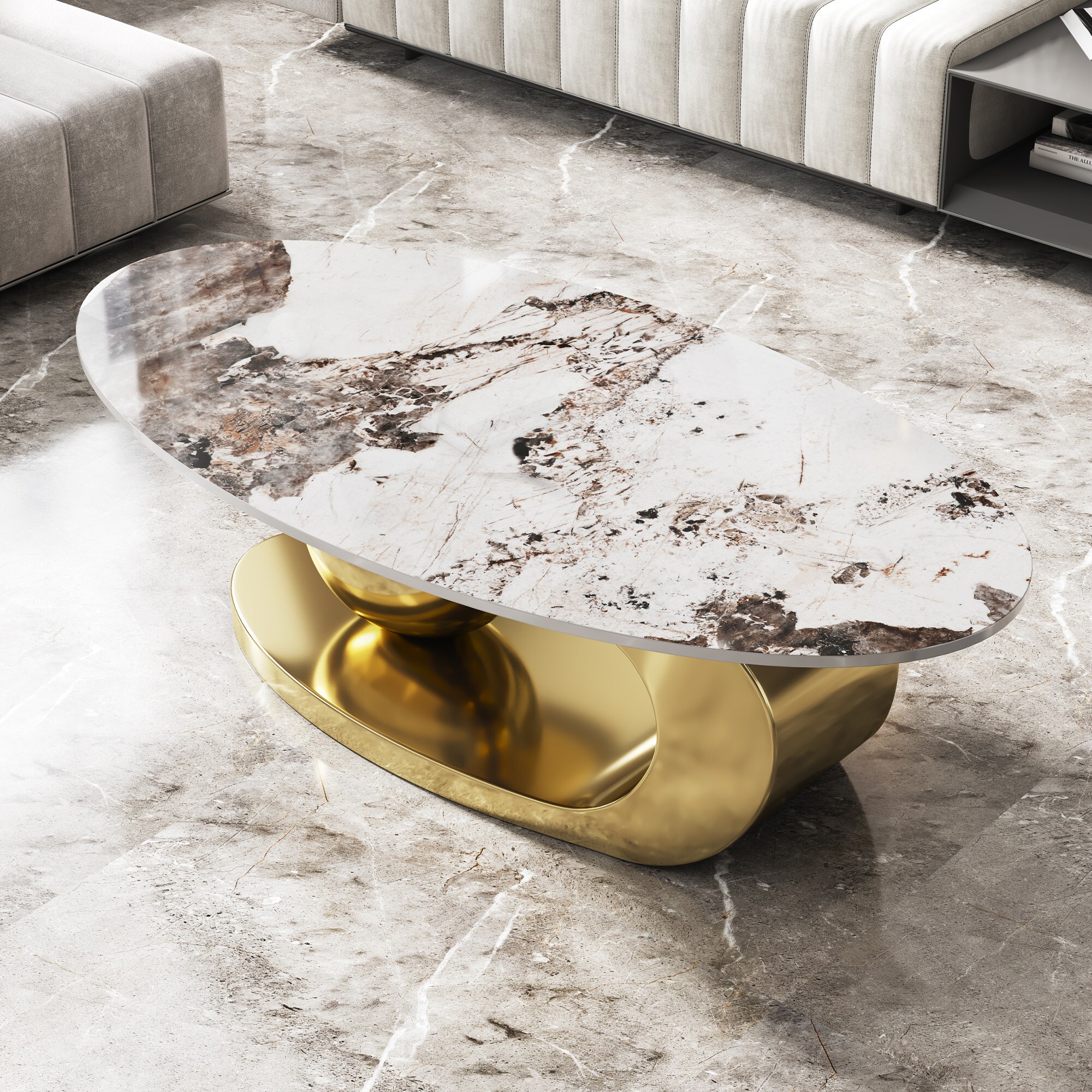 Oizaye YL-618GOLD Coffee-Tables - View #7