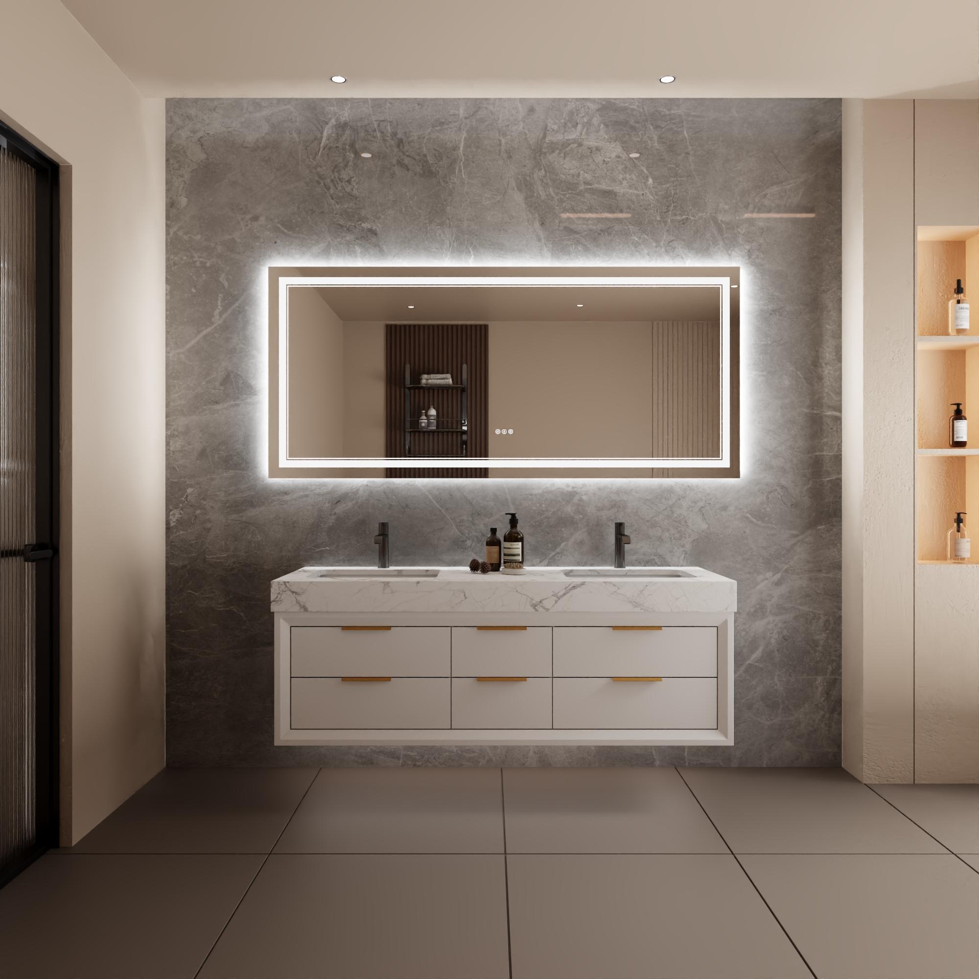Bayfeve BFXB-9S3272-MIR Framed-Bath-Mirrors - View #4