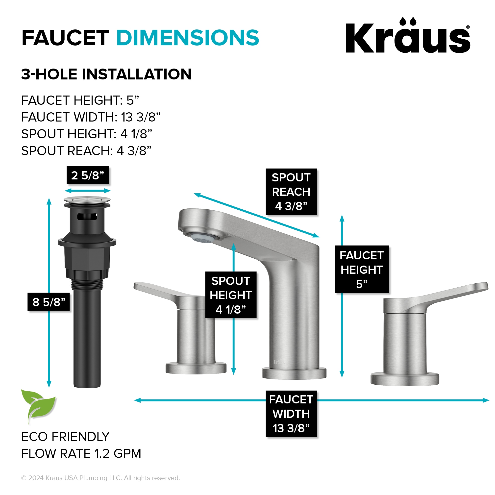 Kraus FUS-14103SFBN Lavatory-Faucets - View #7