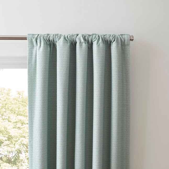 Origin 21 95-in Spa Blackout Thermal Lined Back Tab Single Curtain ...