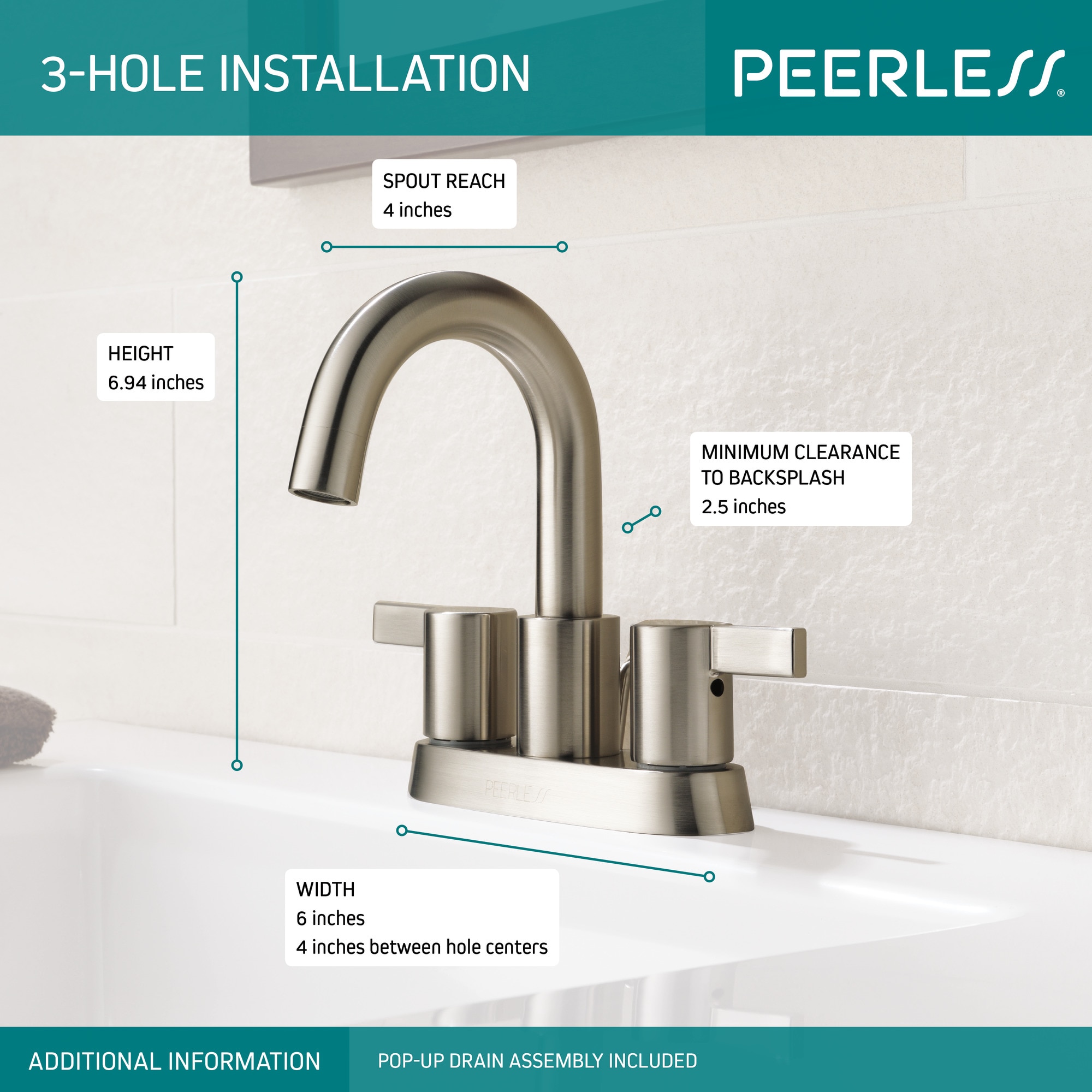 Peerless P299102LF-BN Lavatory-Faucets - View #7