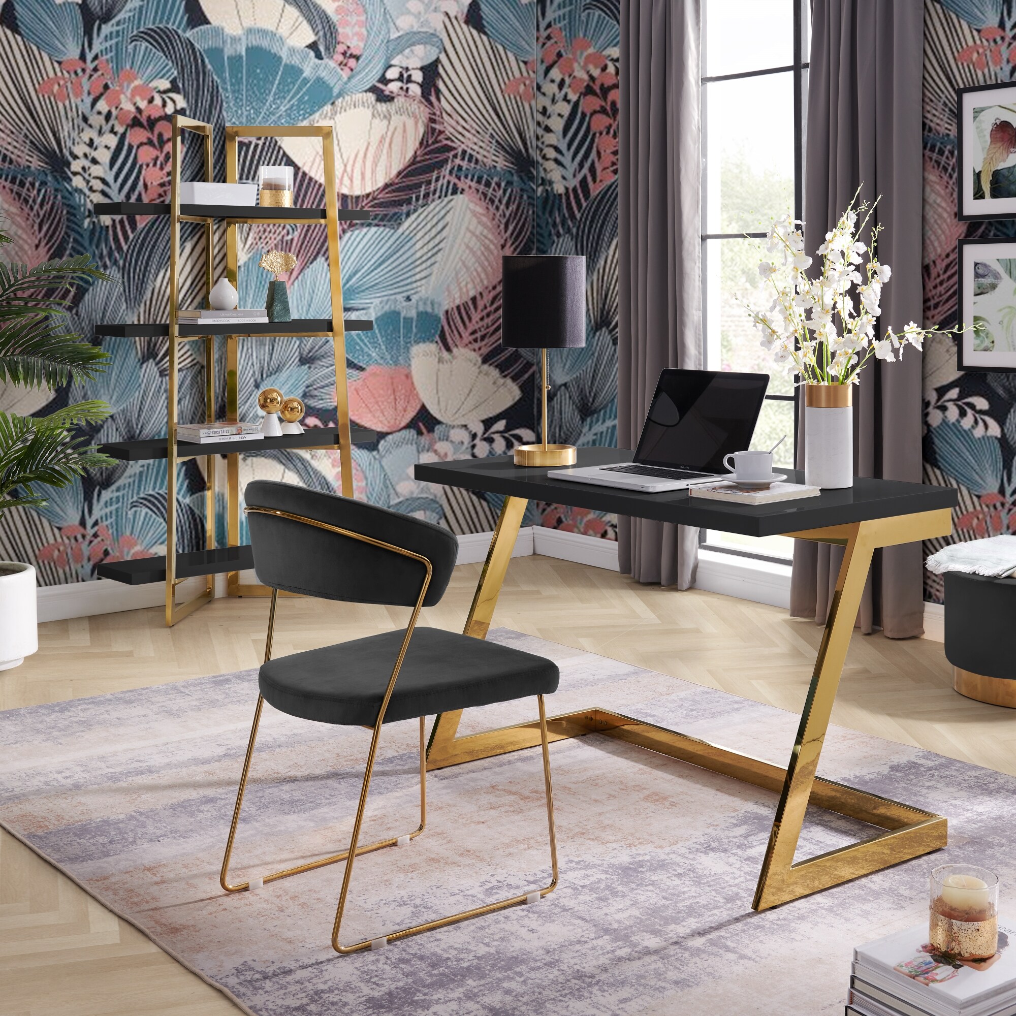 Inspired Home DK201-09BK-LS desks - View #3