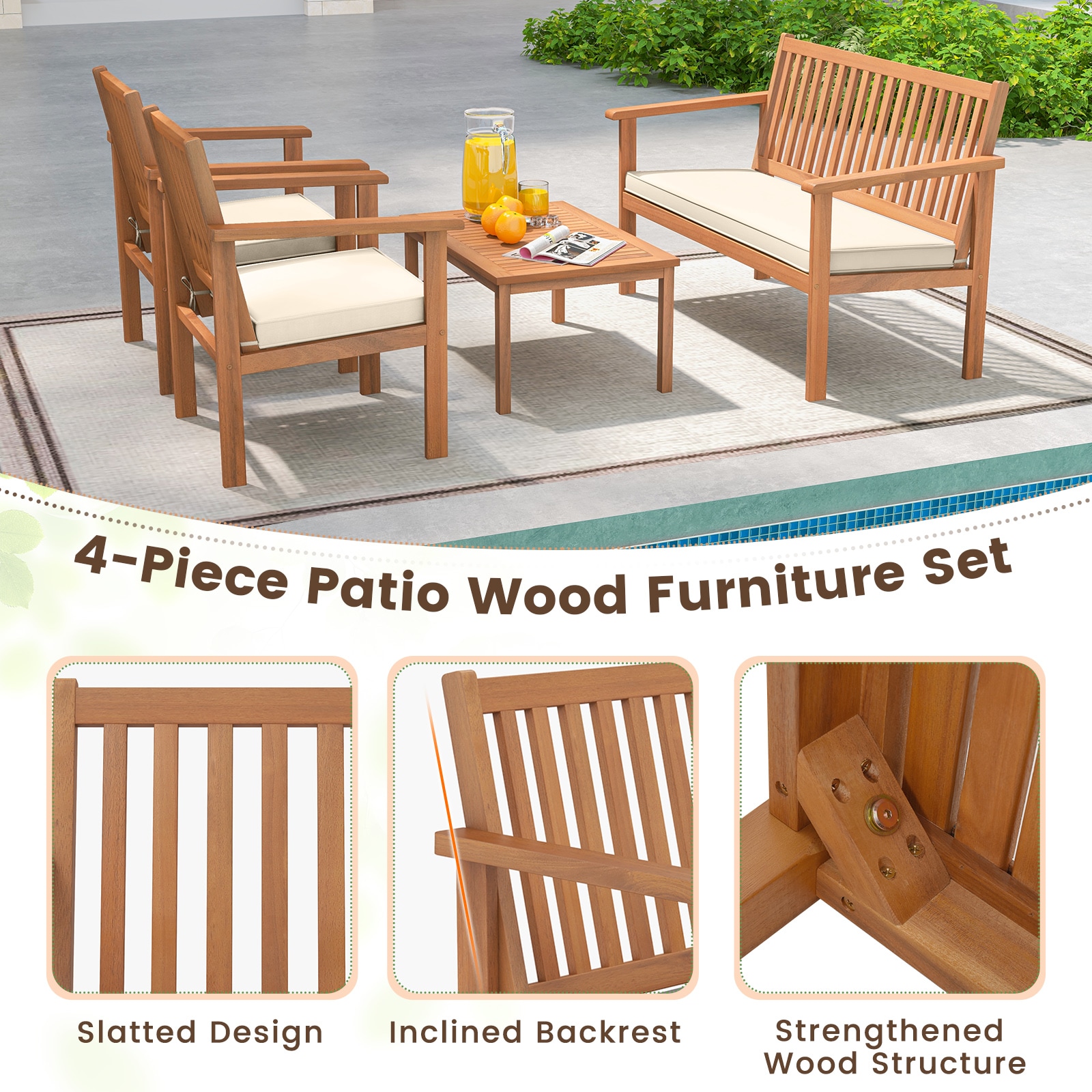 LIVIZA OUG72093WH Patio-Conversation-Sets - View #3