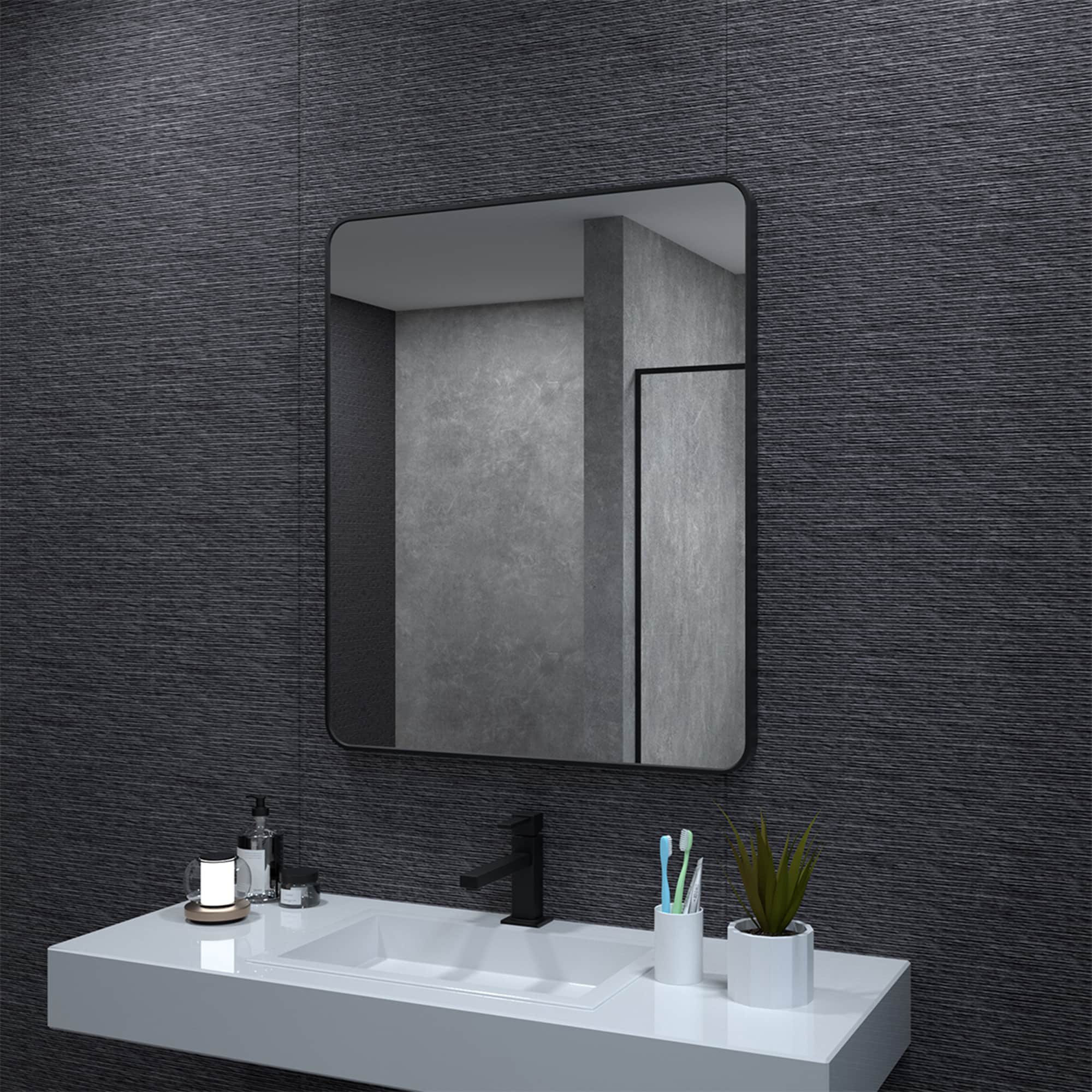 ExBrite FUBM3036MB Framed-Bath-Mirrors - View #8