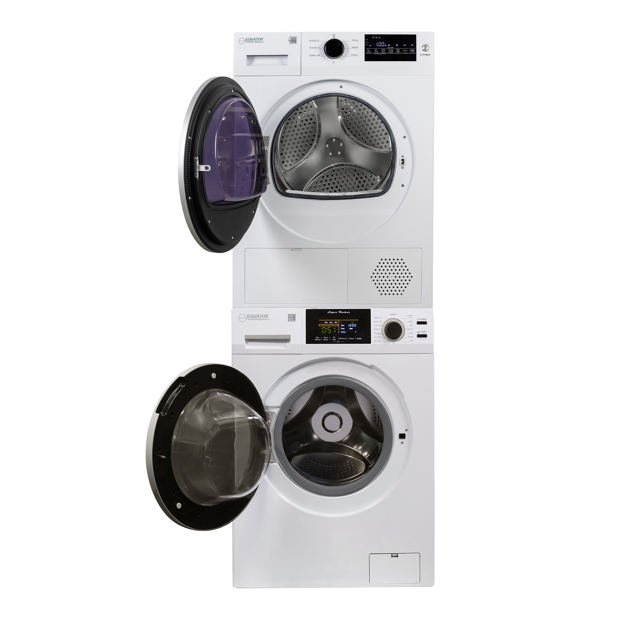 Equator Advanced Appliances EW 835 + ED 890 SBS Combo-Washer-And-Dryer - View #3