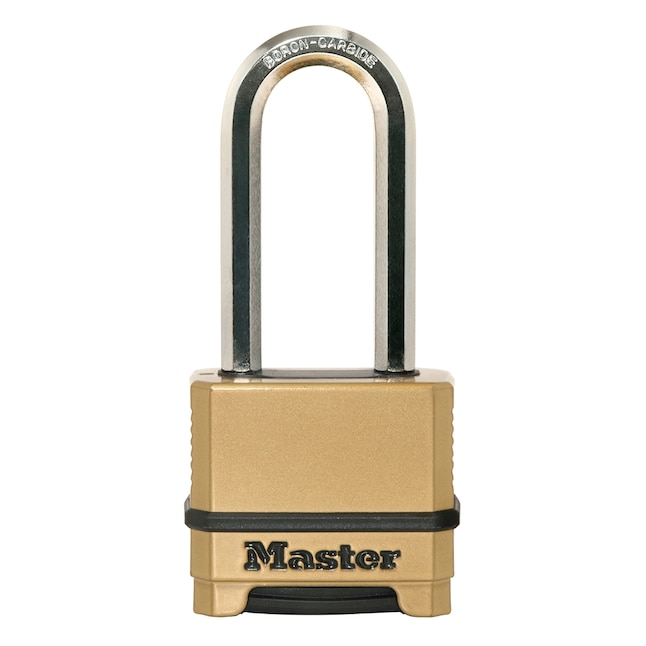 Master Lock Heavy Duty Outdoor Resettable Combination Padlock, 2-1/4-in  Wide x 2-1/2-in Shackle in the Padlocks department at