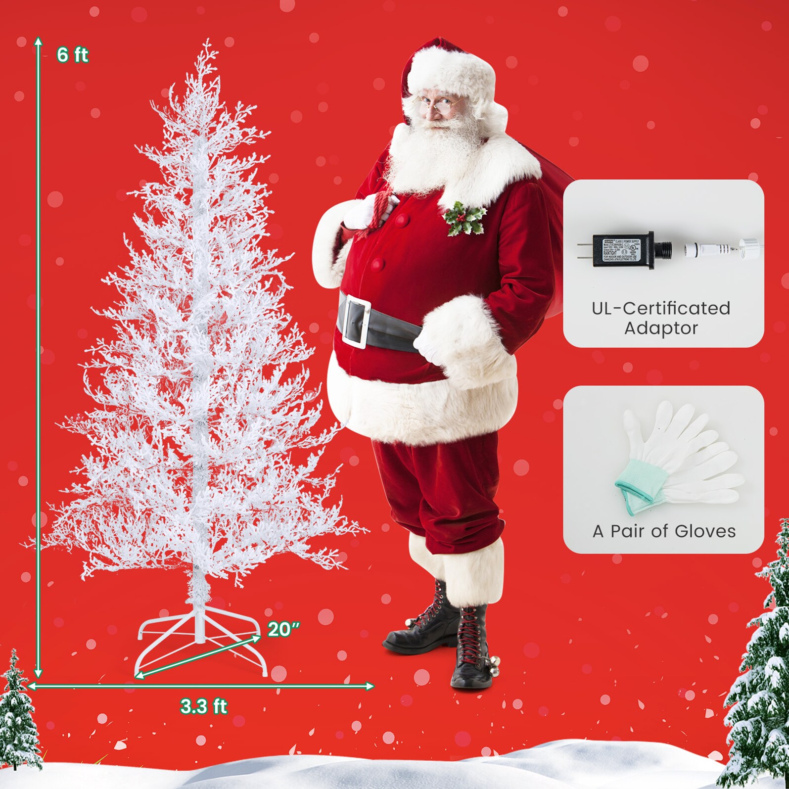 LIVIZA HYJ24586US Artificial-Christmas-Trees - View #3