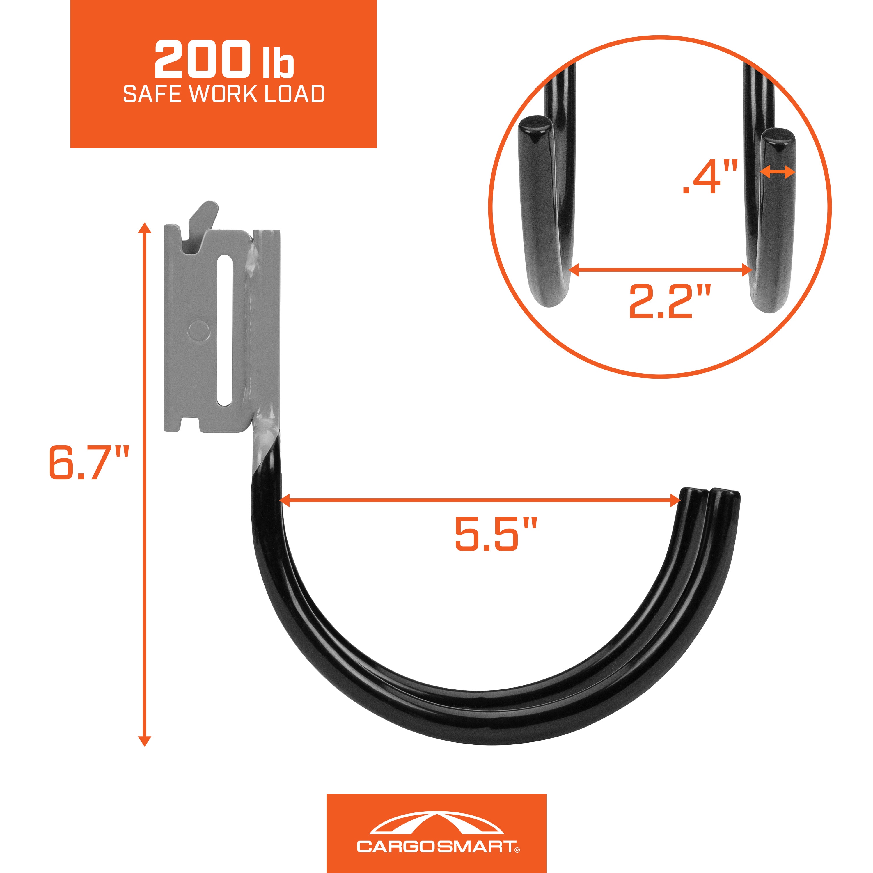 CargoSmart 1703 Garage-Storage-Rail-Sys-Acc - View #3