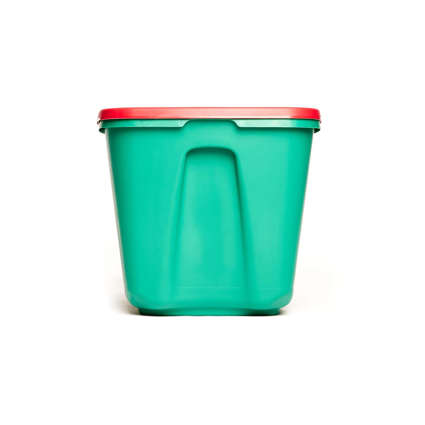 Holiday Living Medium 18-Gallons (72-Quart) Red and Green Tote