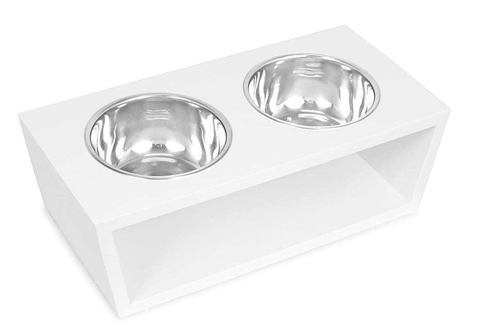 BirdRock Home 8-oz Tpu Dog/Cat Bowl(S) with Stand (2 Bowls) in the