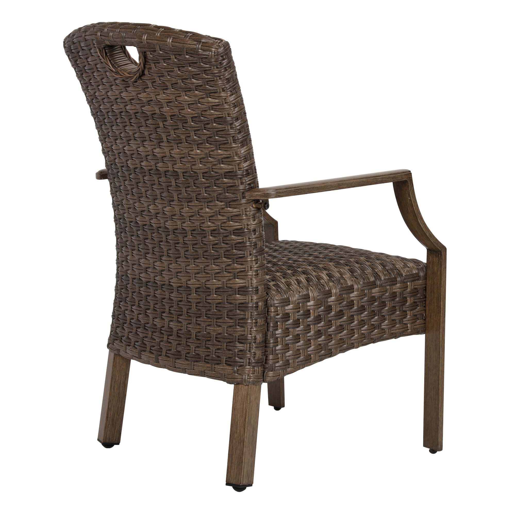 Better homes & gardens camrose farmhouse wicker porch online swing