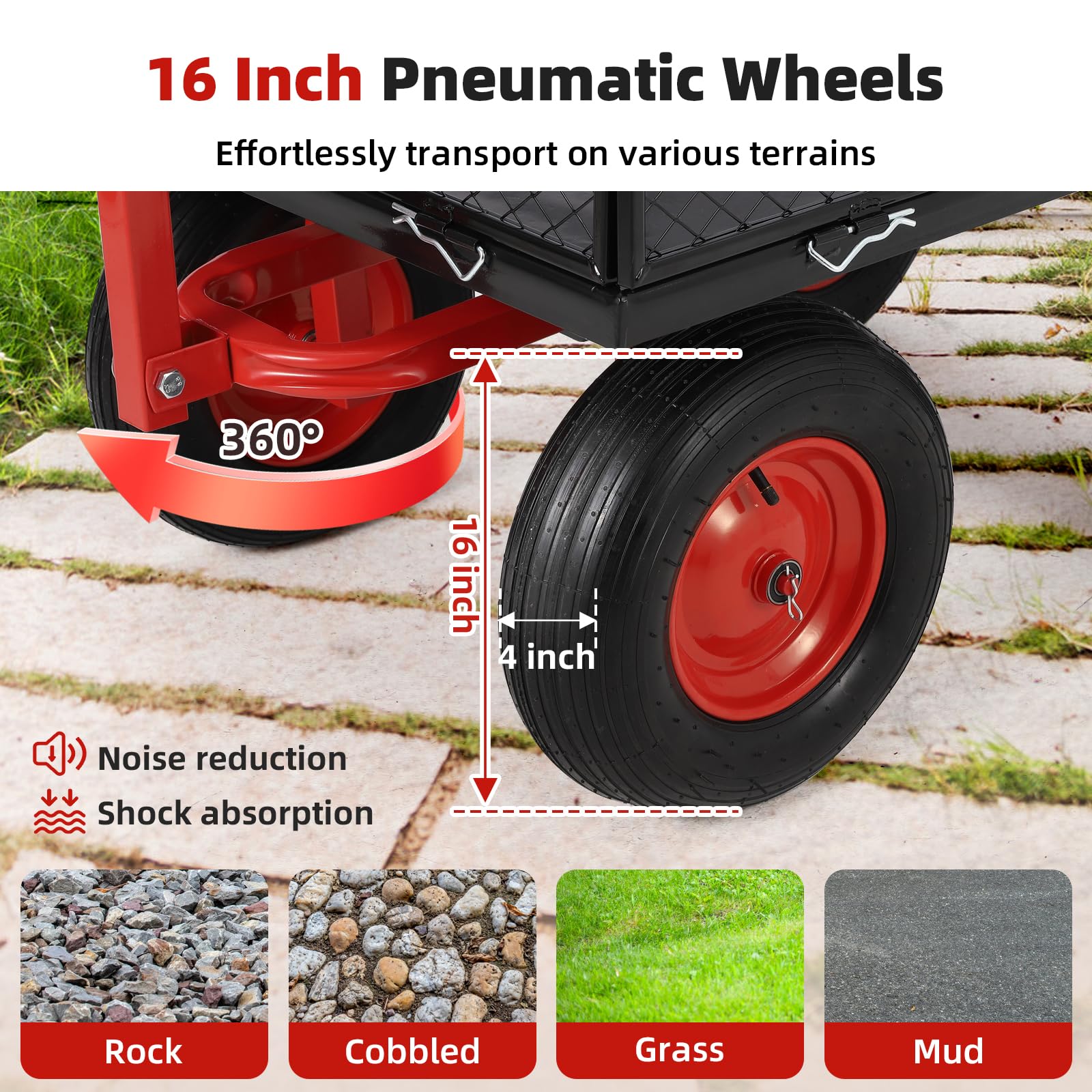 Garvee LYU01PHO-333EMIX4 Yard-Carts - View #5