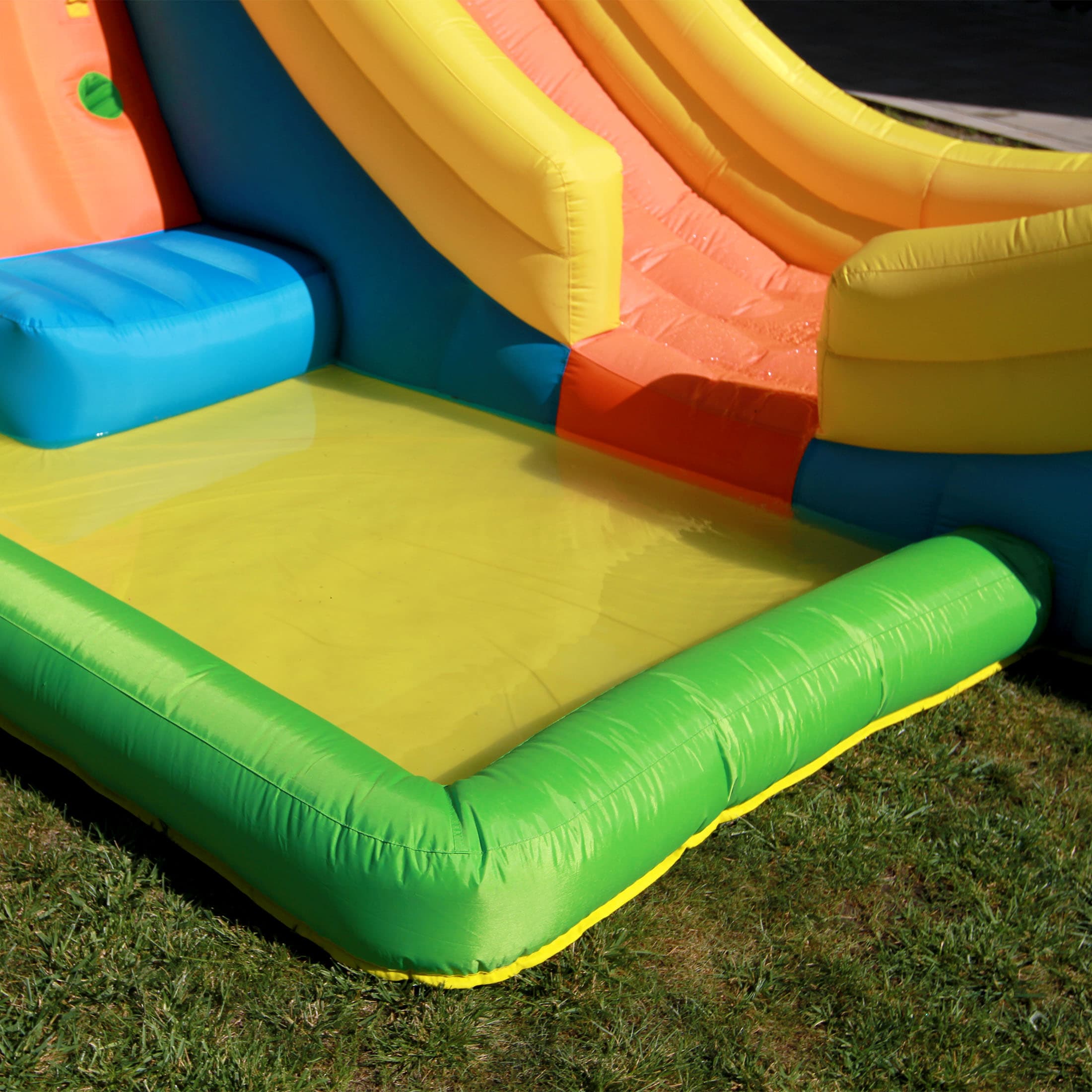 Sportspower Half Pipe 204-in Polyester Bounce House Water Slide In The ...