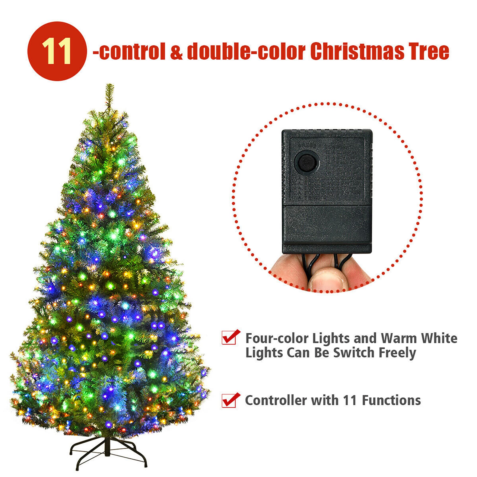 Forclover ALHY-679CM Artificial-Christmas-Trees - View #6