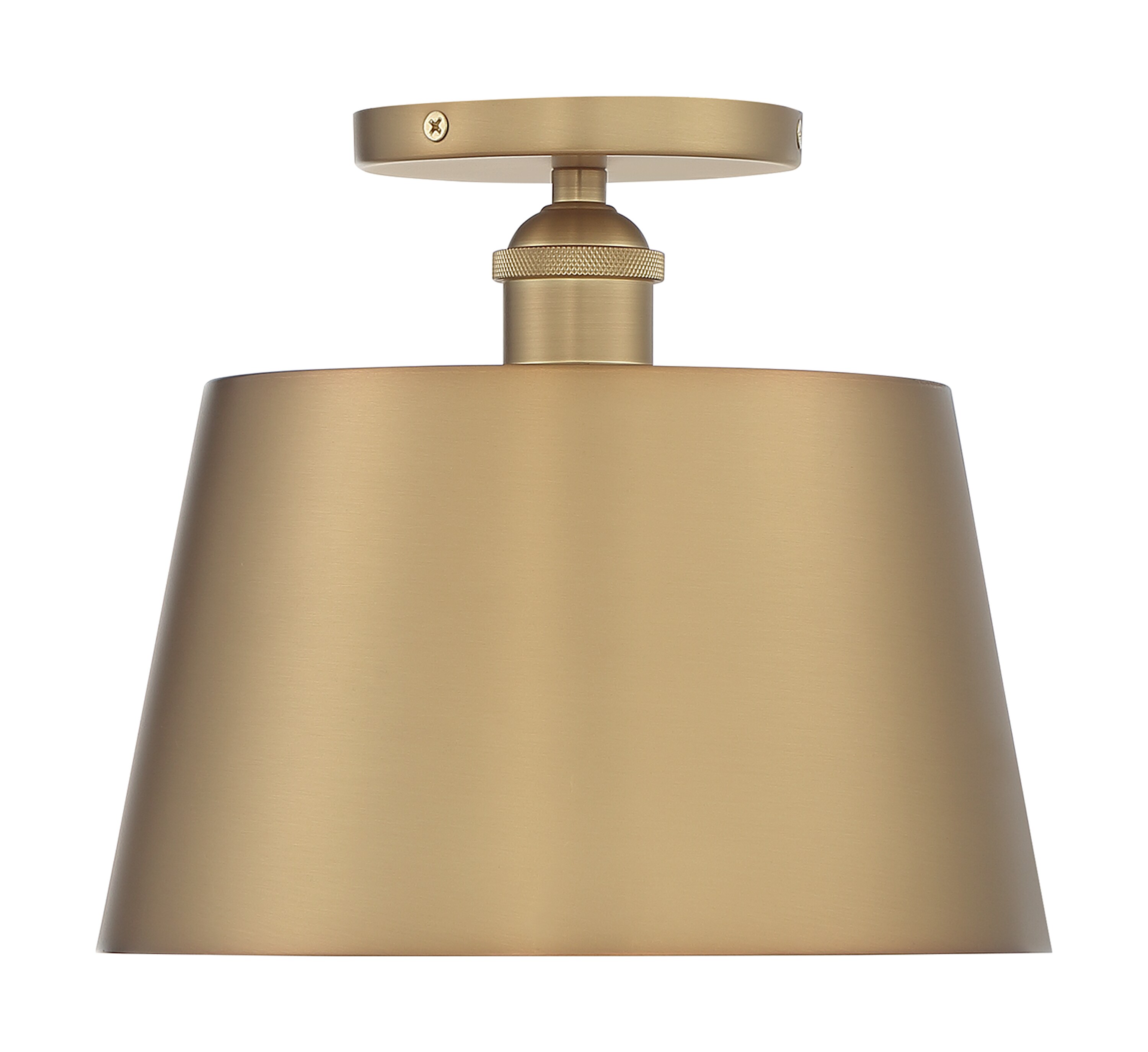NOVITA 【BRASS】　120 SATCO NUVO Motif 1-Light 4.75-in Brushed Brass Led, Semi