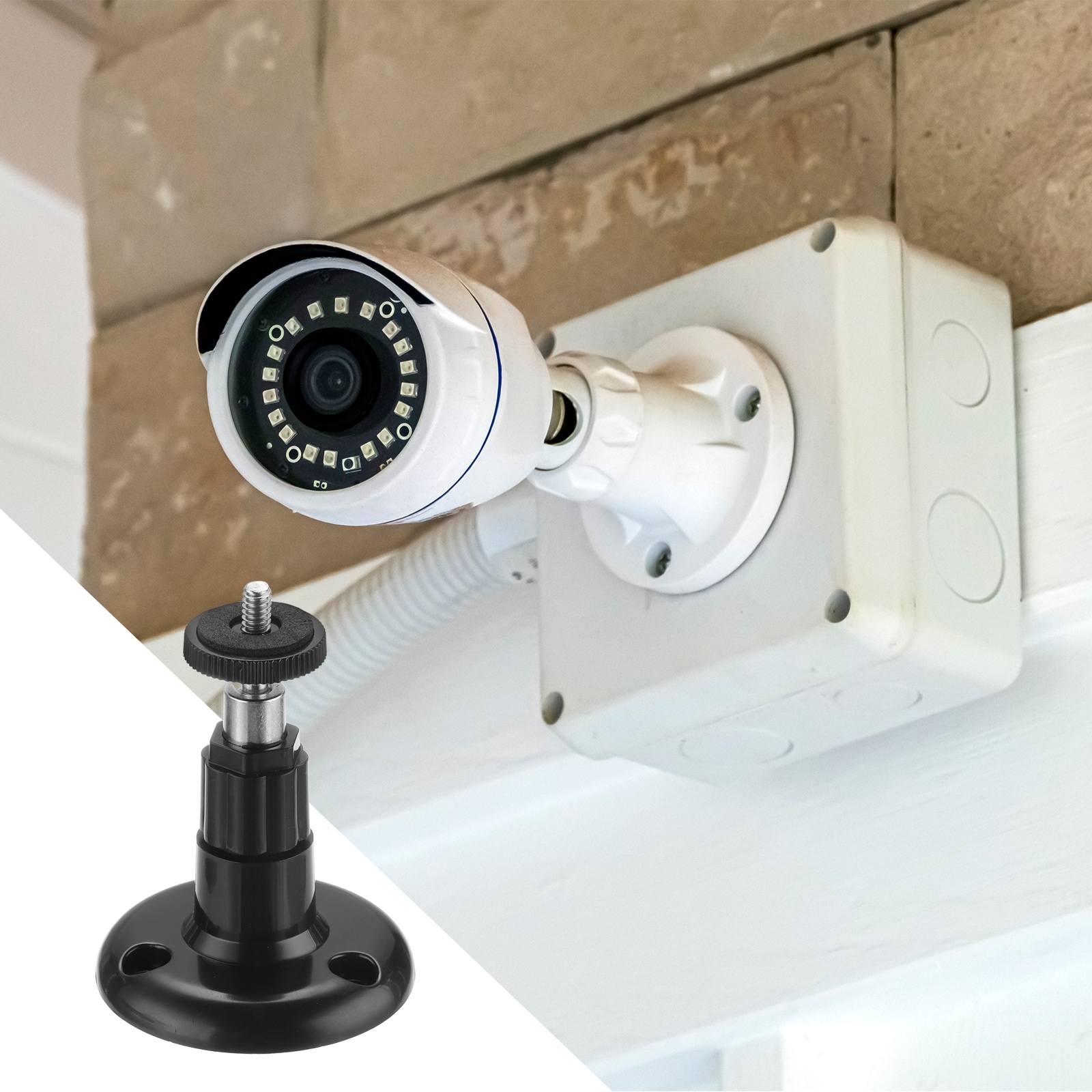 PATIKIL 2 Pack Wall Mount Security Camera Bracket 3.7 Inch Universal ...