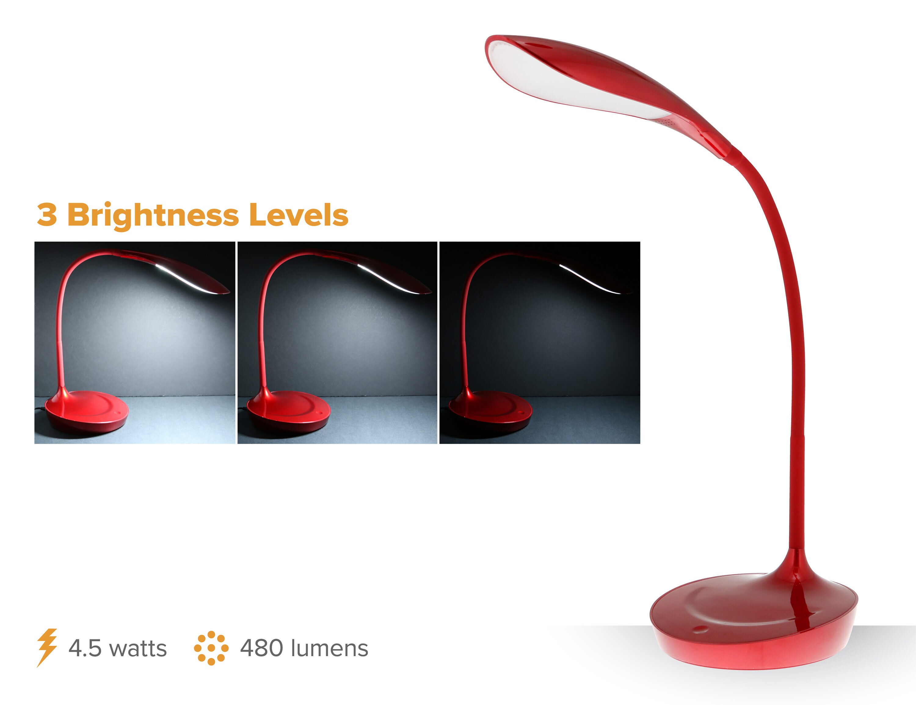 Bostitch VLED1502-RD Desk-Table-Lamps - View #4