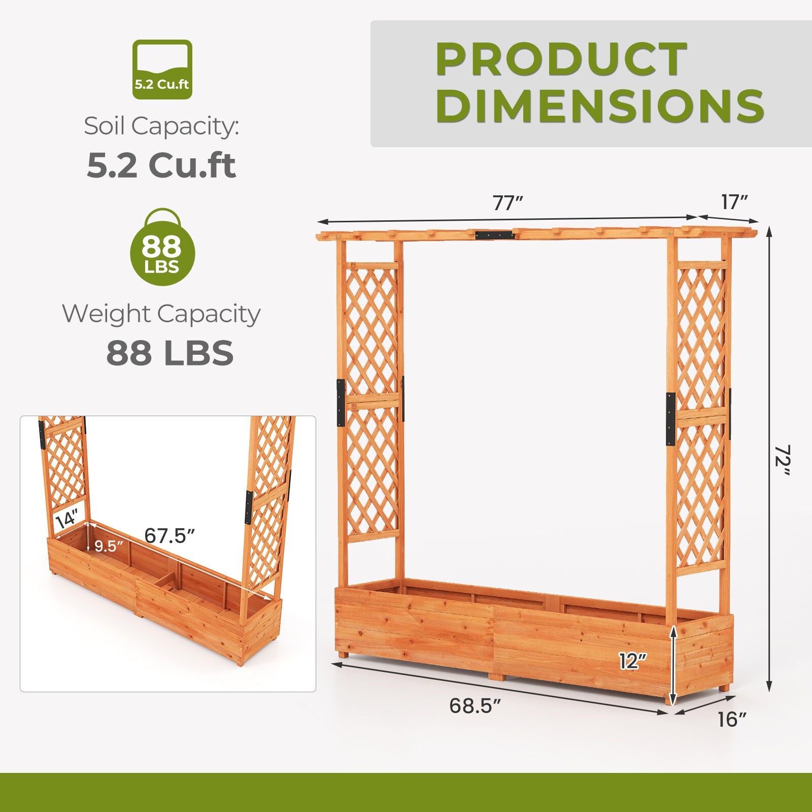 Iseryn NB8350OR Raised-Garden-Beds - View #3