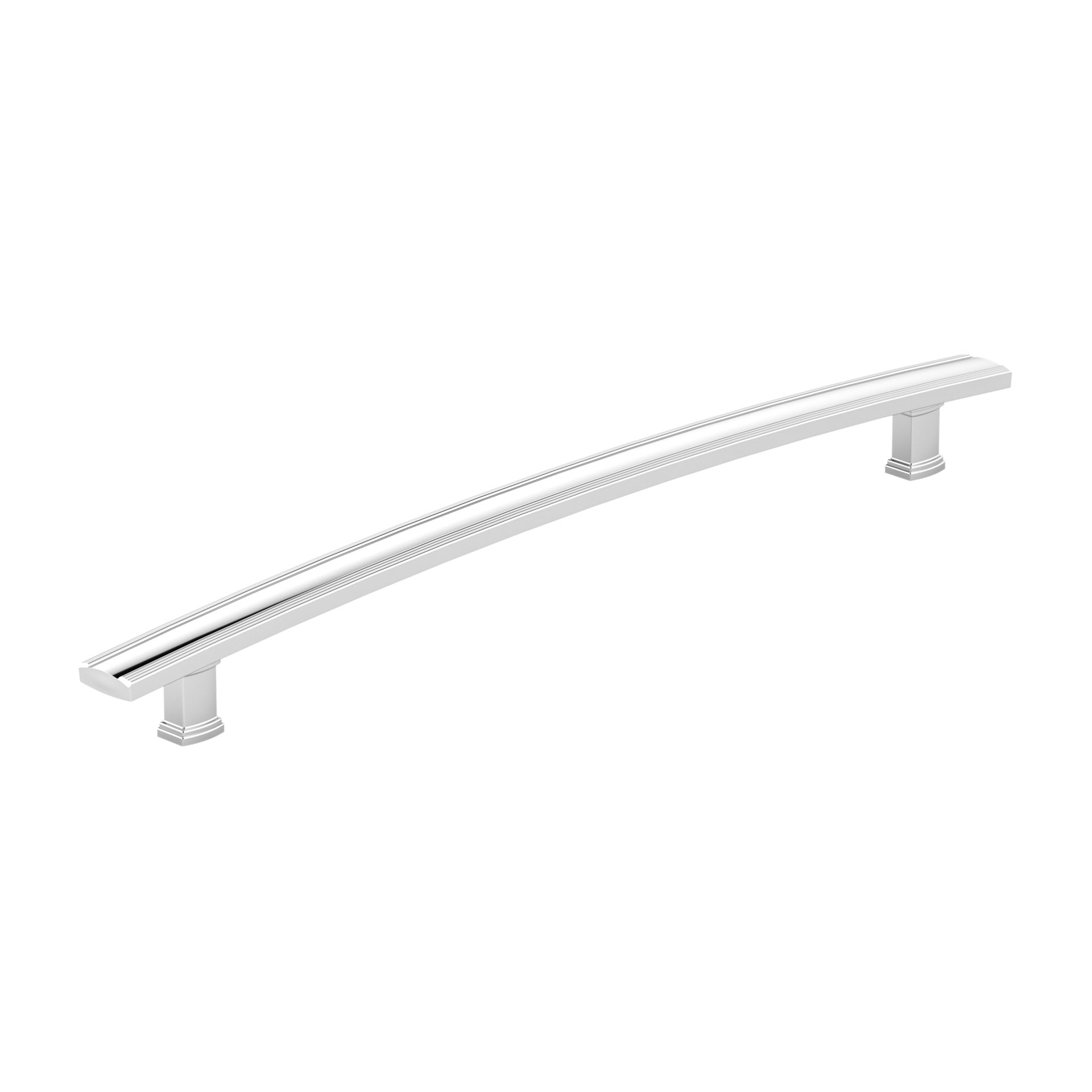 Richelieu BP7070320140 Marsala 12-5/8-in , 320mm Center to Center Chrome Arch Handle