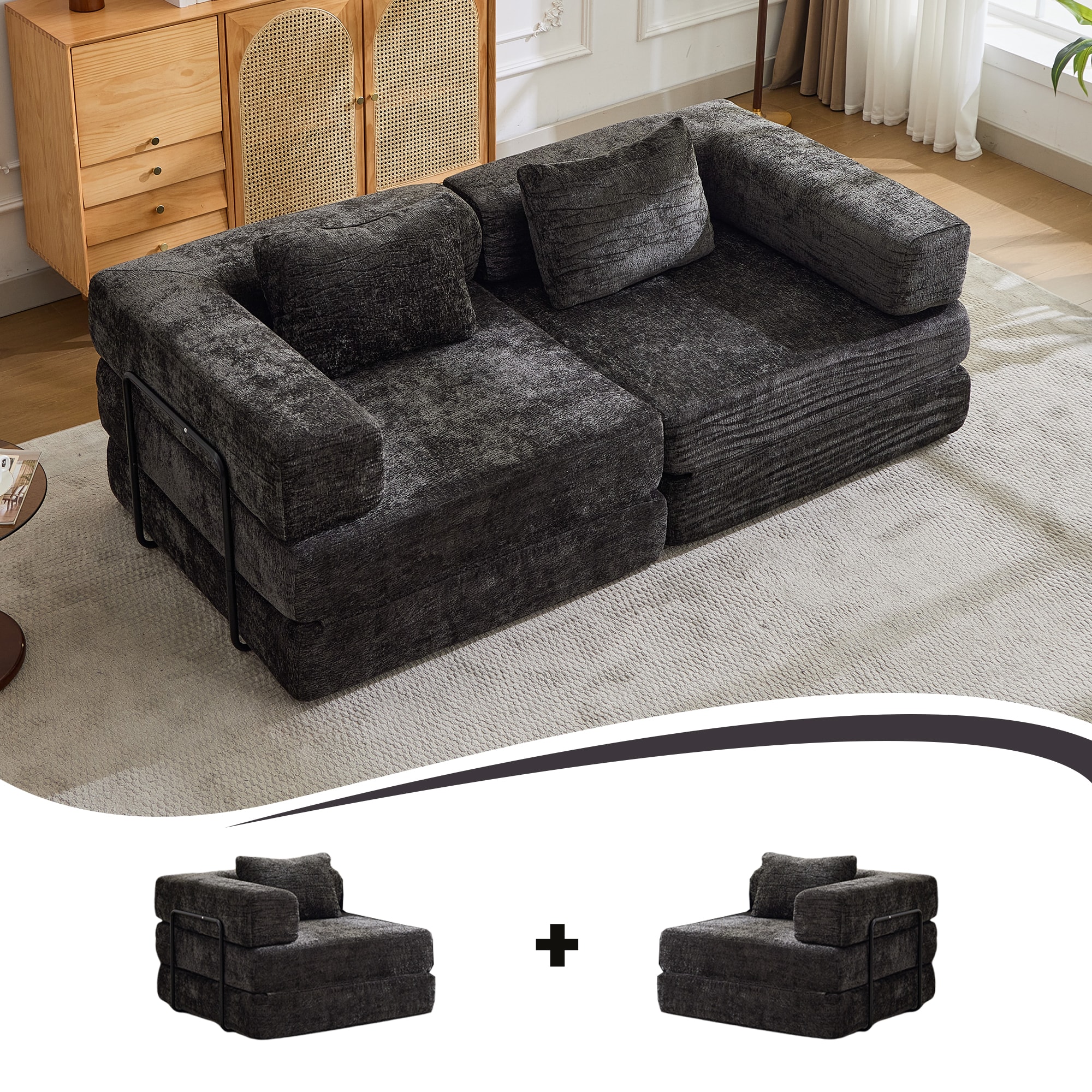 LUXEYARD DS-X-224-SOFA59 Sofas-Loveseats - View #2