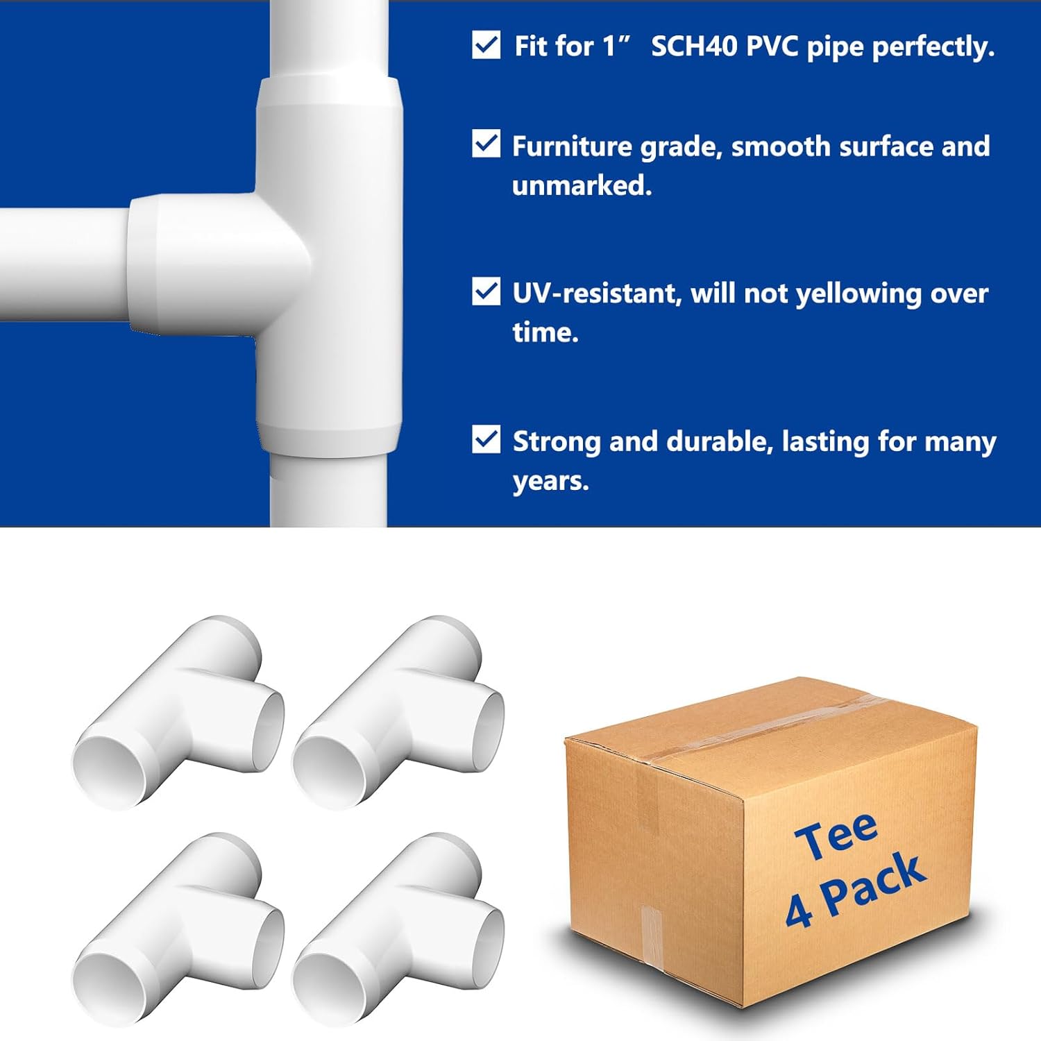 letsfix LETSFIX-B08C37LRRQ Pvc-Pressure-Sch-40-Fittings - View #6
