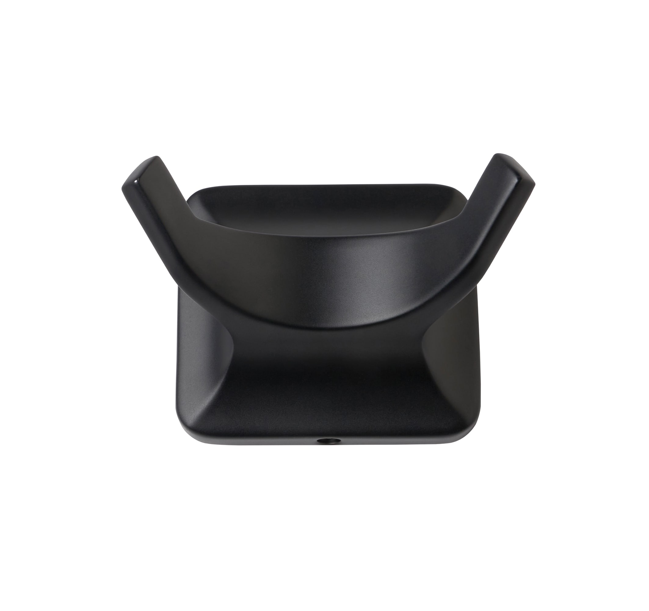 Project Source FSI SRH MBLK Seton Matte Black Double -Hook Wall mount Towel Hook