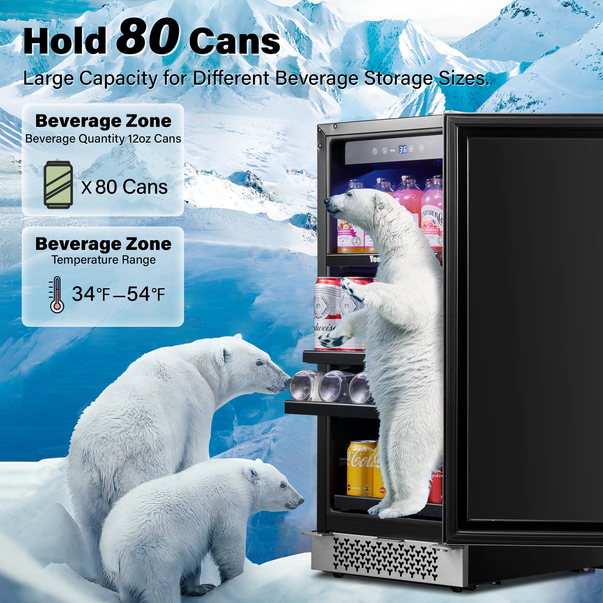 Yeego YEG-BS15-LS Beverage-Dispensers - View #2