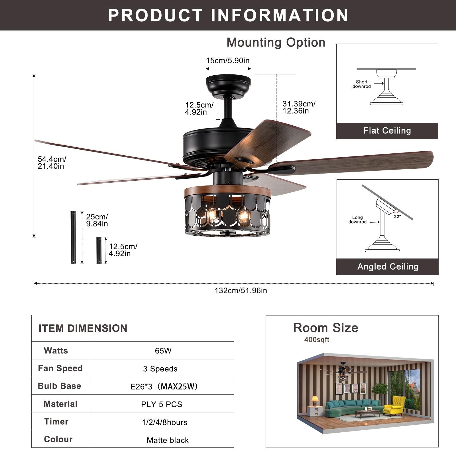 Bayfeve BFHM-40072-CF Ceiling-Fans - View #10