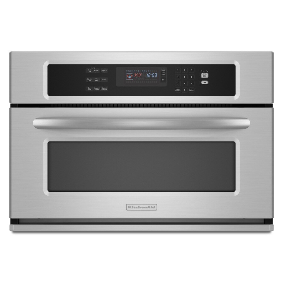 KitchenAid KBHS179SSS 1.4-cu ft 1600-Watt Built-In Microwave with Sensor Cooking Controls (Stainless Steel)