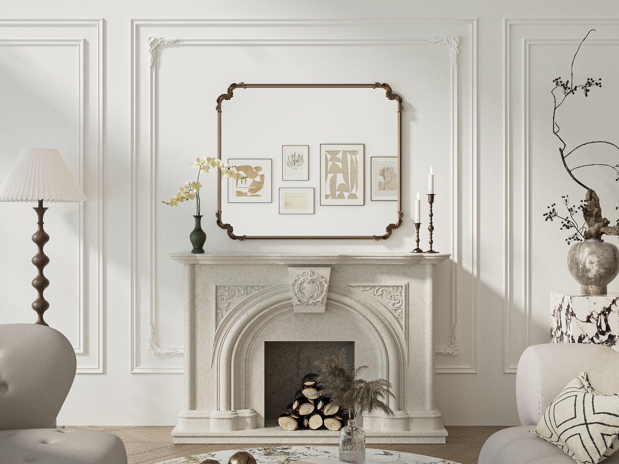 TETOTE LSC-TE-4236GD-D36 Decor-Mirrors - View #2