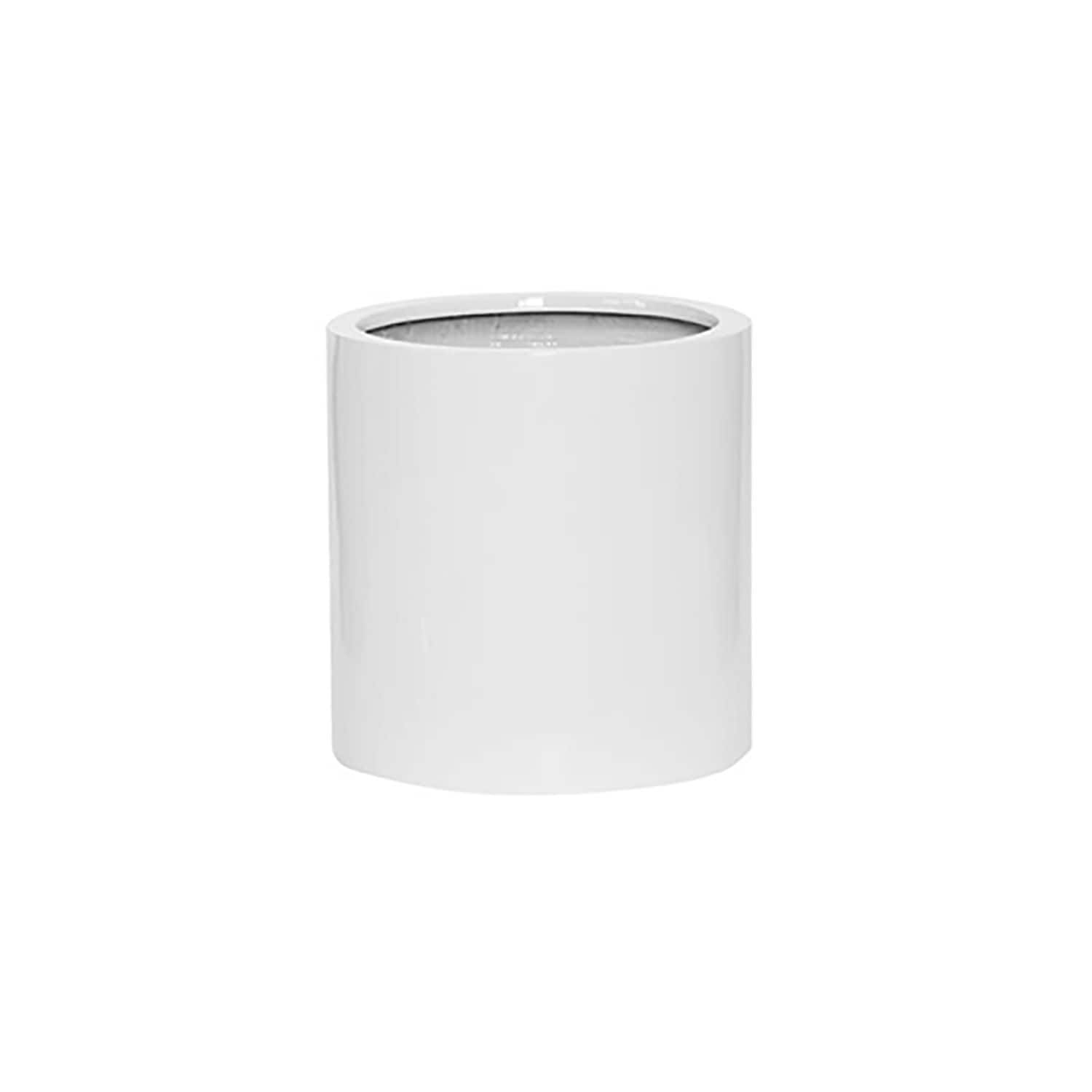 Vasesource CAMBRIDGE17WHS Round 16.5-Inches W Extra Large White Mixed/Composite Indoor/Outdoor Planter