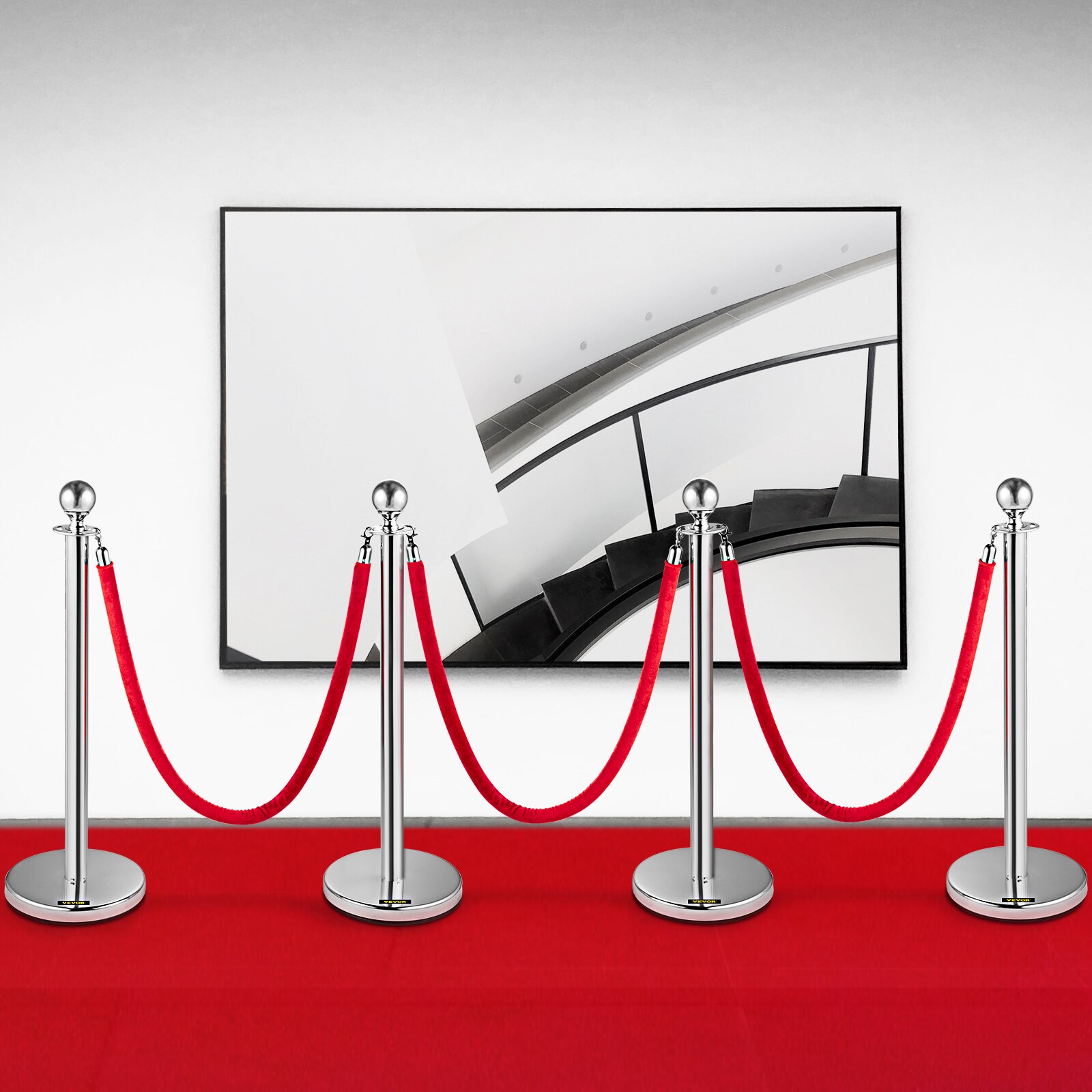 VEVOR GLZYS1.5M3GHRS4JTV0 Commericial-Crowd-Control-Barriers - View #2