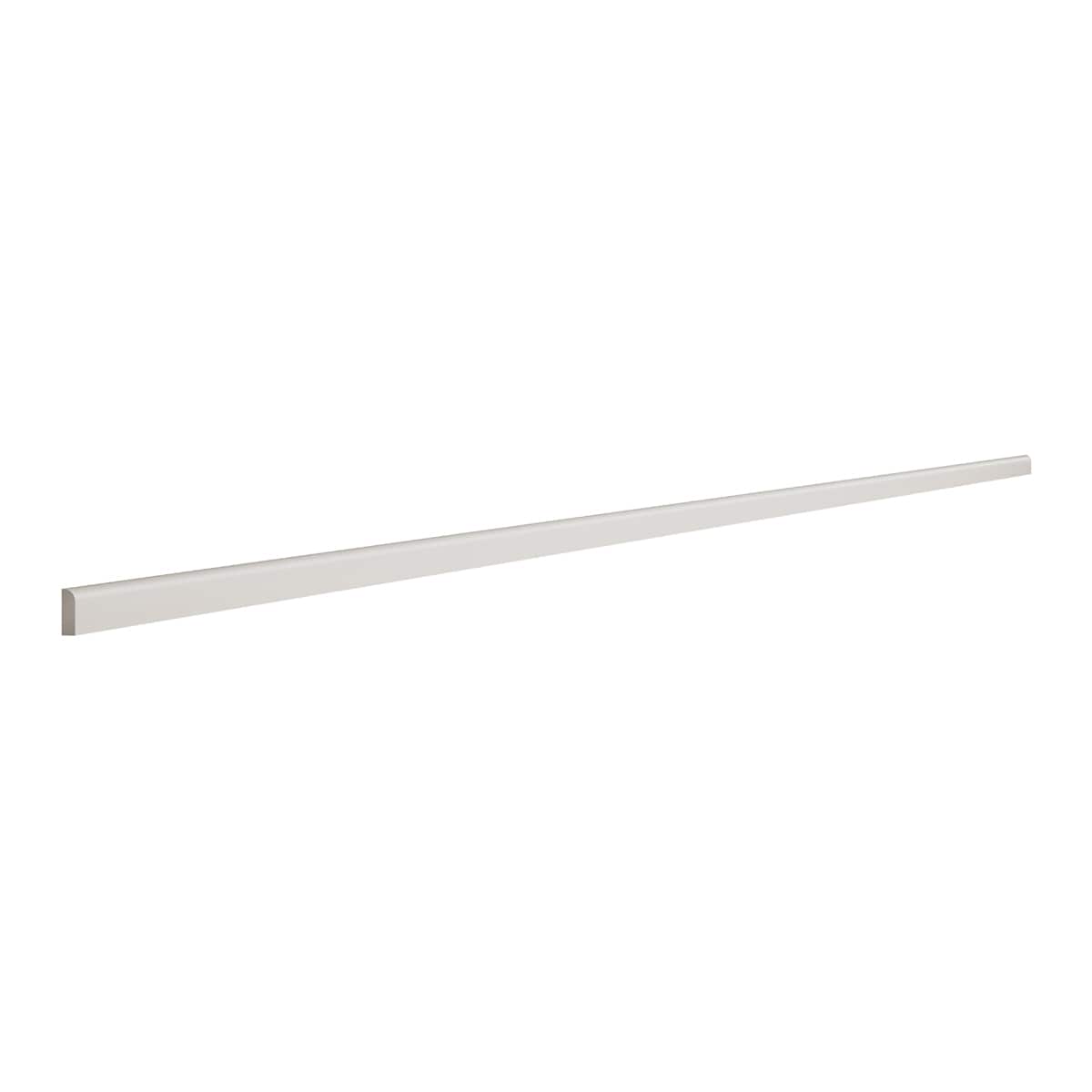 Whalen CLICK-IT LWSCLICK-71G Windsor Lane Cabinet Scribe Rail 96-in W x 0.75-in H x 0.25-in D Light Gray Painted (Cabinet Batten Molding)