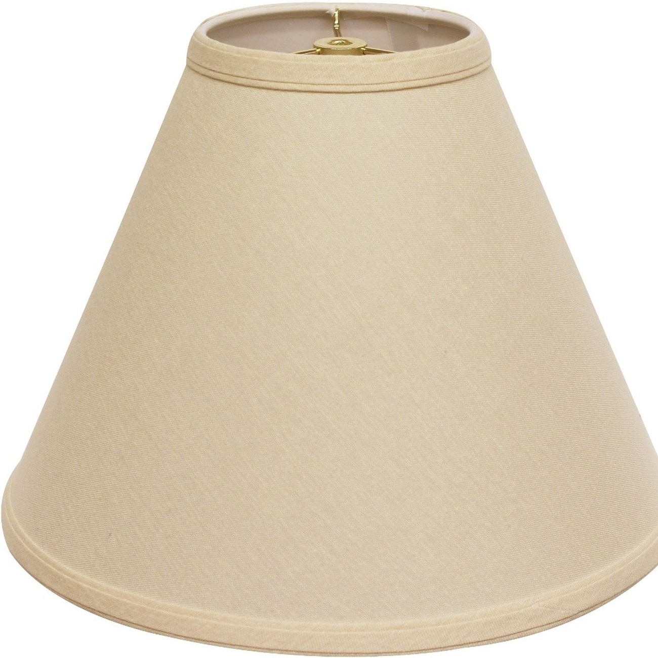 HomeRoots 10-in x 13-in Beige Linen Empire Lamp Shade 4000469897 at ...