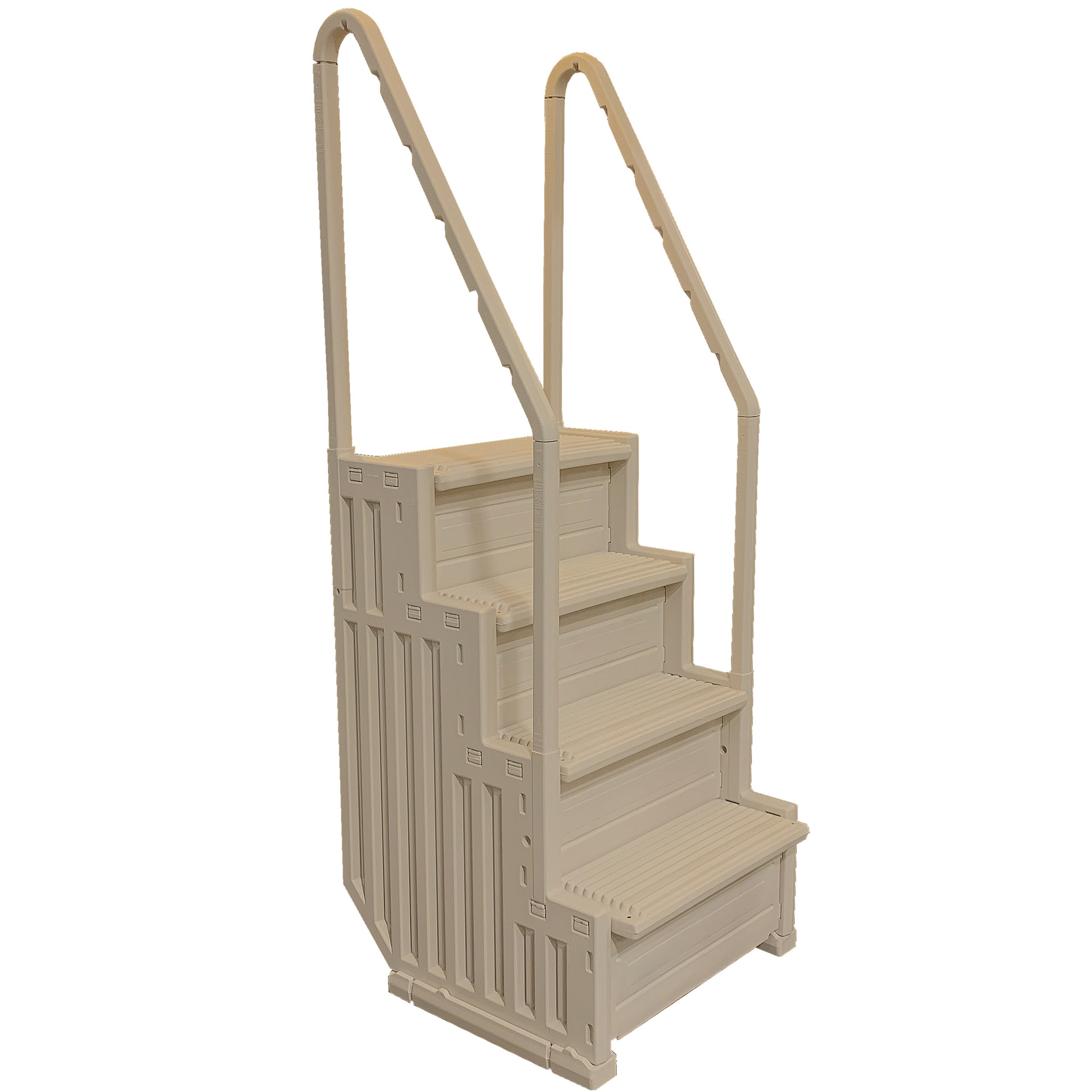 Confer 179568 47-in Plastic Drop-In Pool Steps Hand Rail