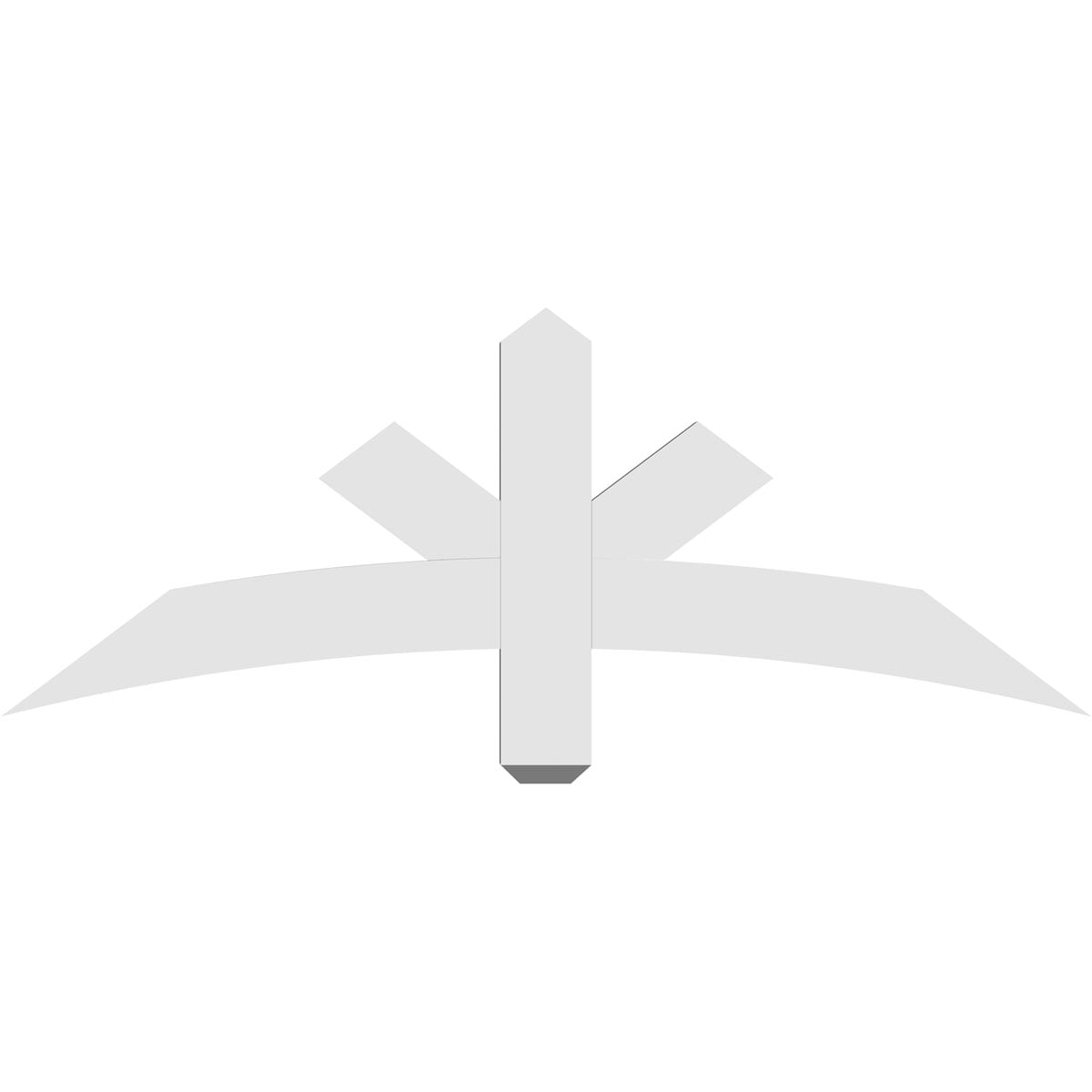 Ekena Millwork GBP048X18X0204ALB00 Exterior-Brackets-Braces - View #4