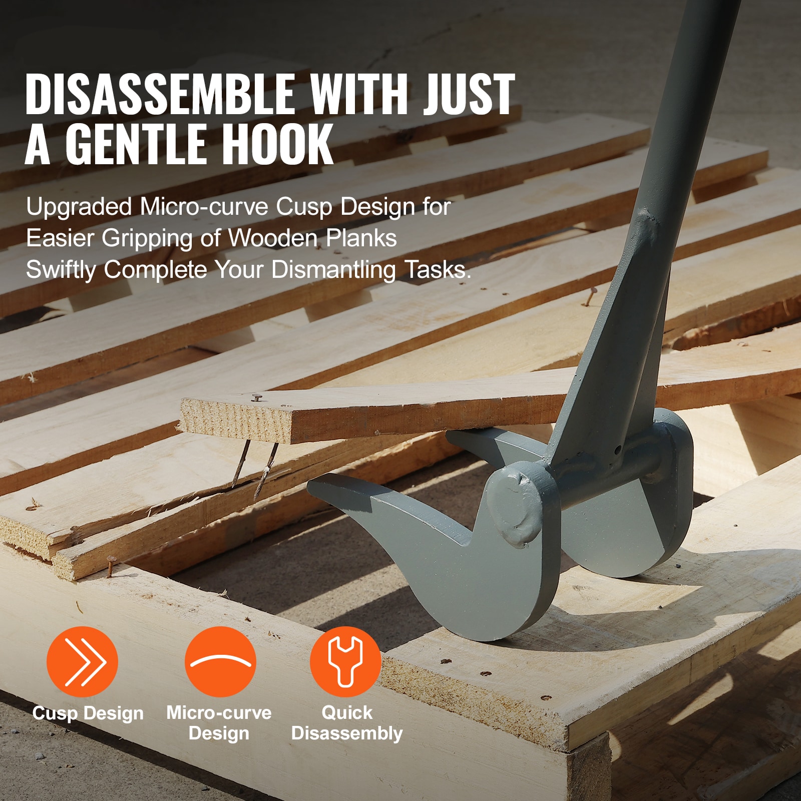 VEVOR SCQGWW45INCH05520V0 Wrecking-Prybars - View #2