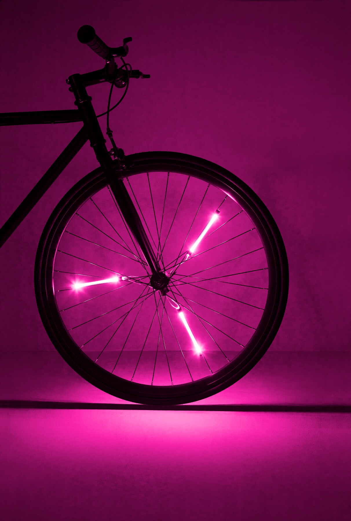 Brightz Spin Kids' Spoke Tubes LED Light - Pink