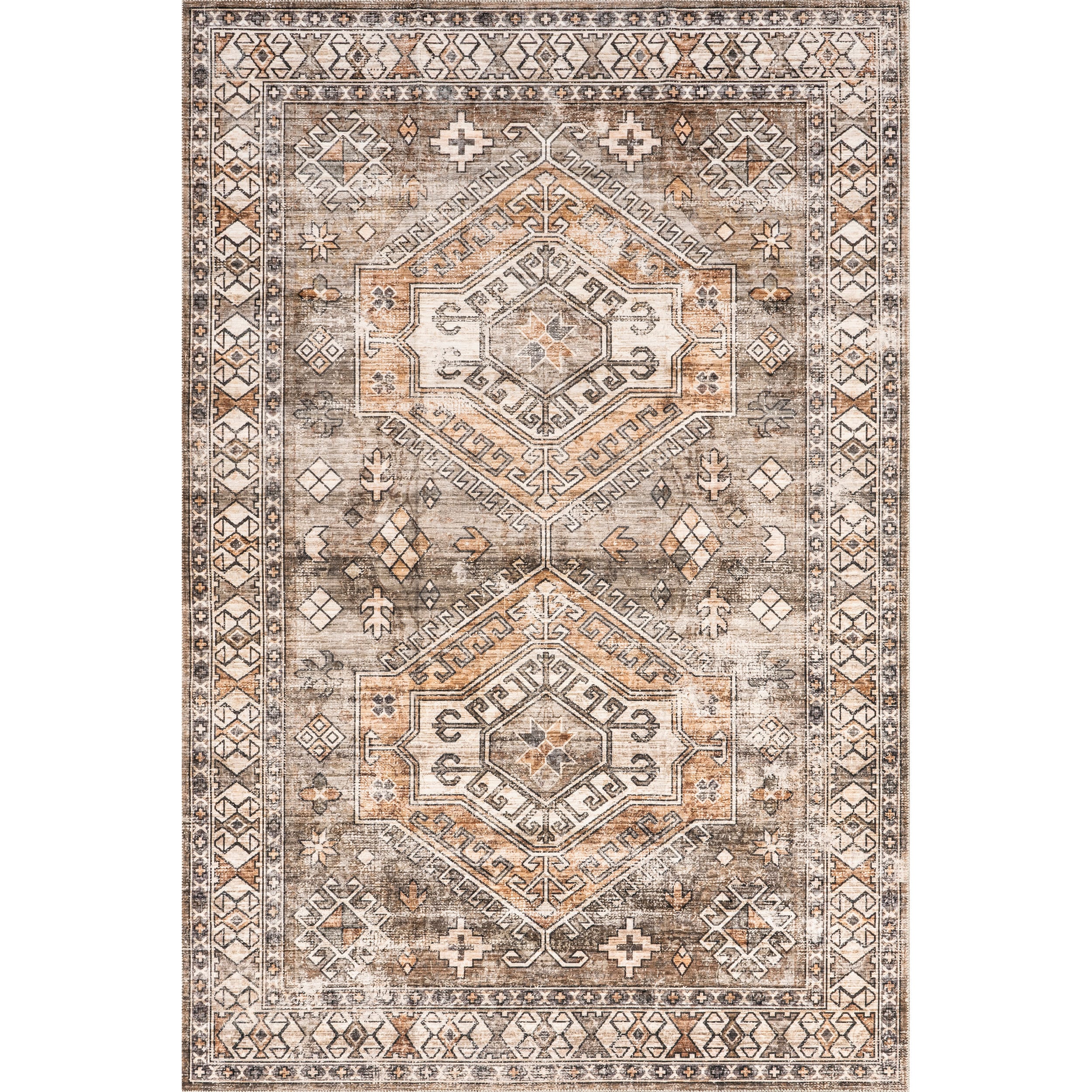 nuLOOM Beige 10 ft. x 13 ft. Vanita Transitional Southwestern Fringe Area Rug, Blue