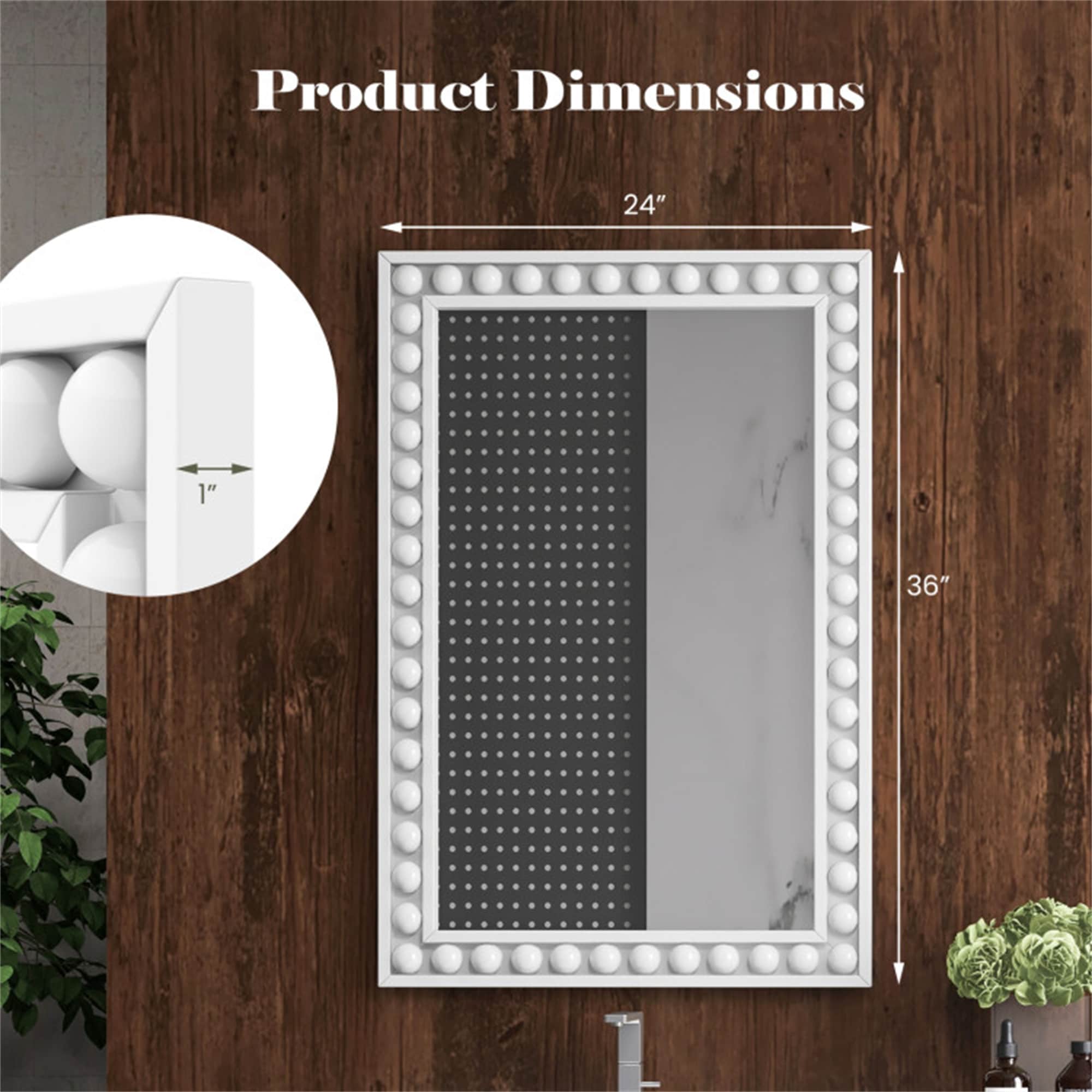 BABOOM BOM-5108985-OR Framed-Bath-Mirrors - View #3