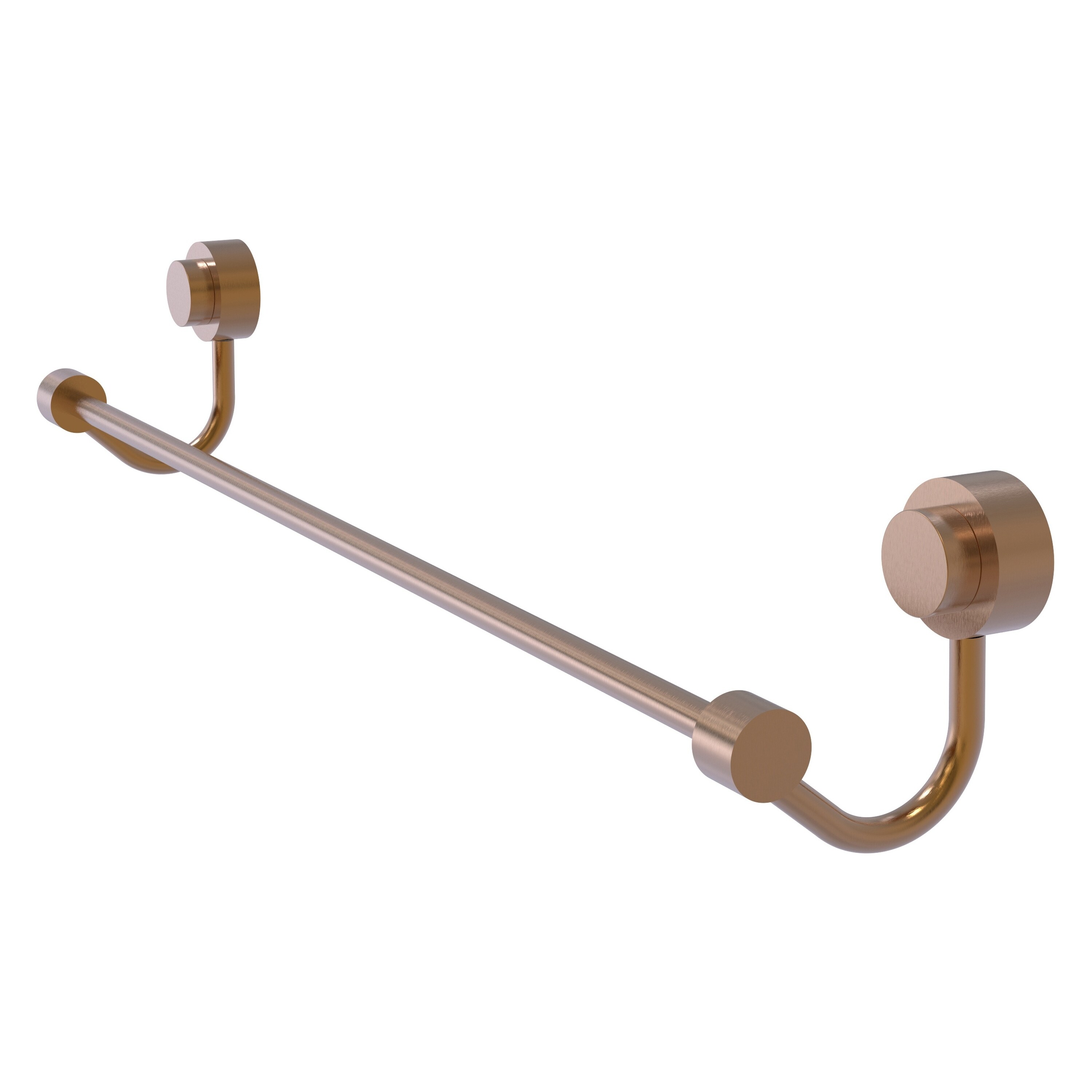 Allied Brass 421/18-BBR Venus 18-in Brushed Bronze Wall mount Single Towel Bar