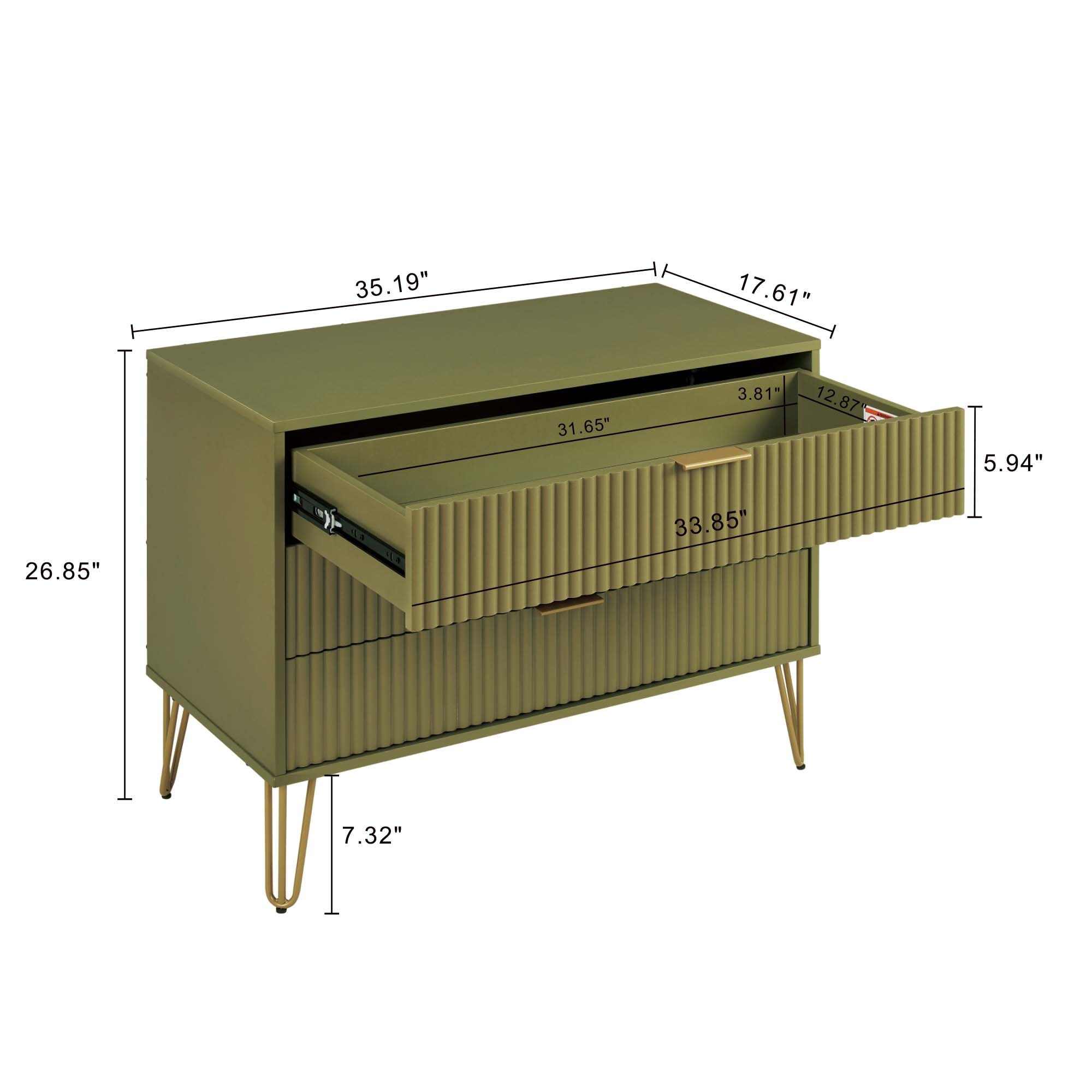 Manhattan Comfort 2-DB02-OG dressers - View #3