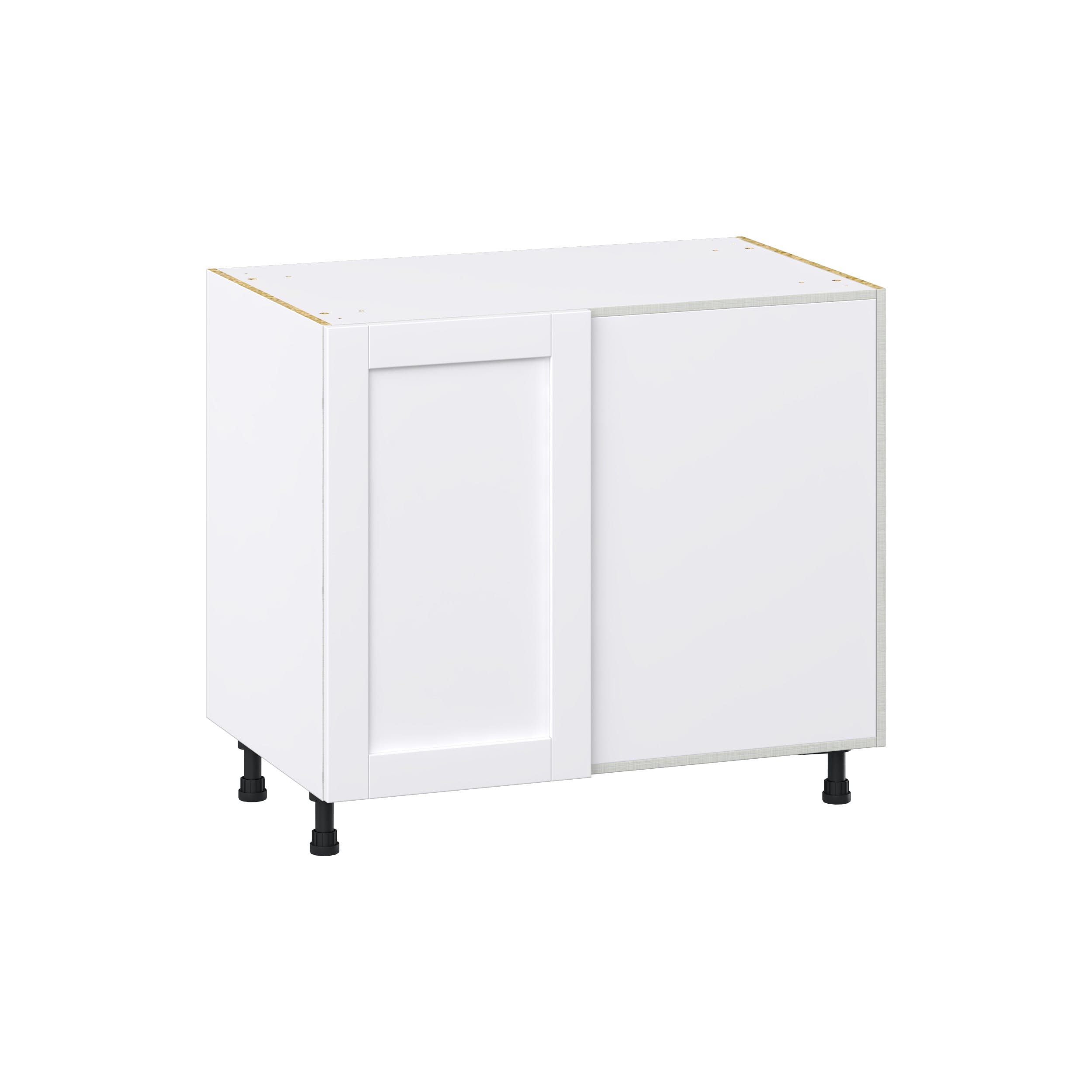 Hugo&Borg DSBBCR39-RM Rosemont 39-in W x 34.5-in H x 24-in D Glacier White Blind Blind Base Fully assembled Cabinet (Flat Panel Shaker)