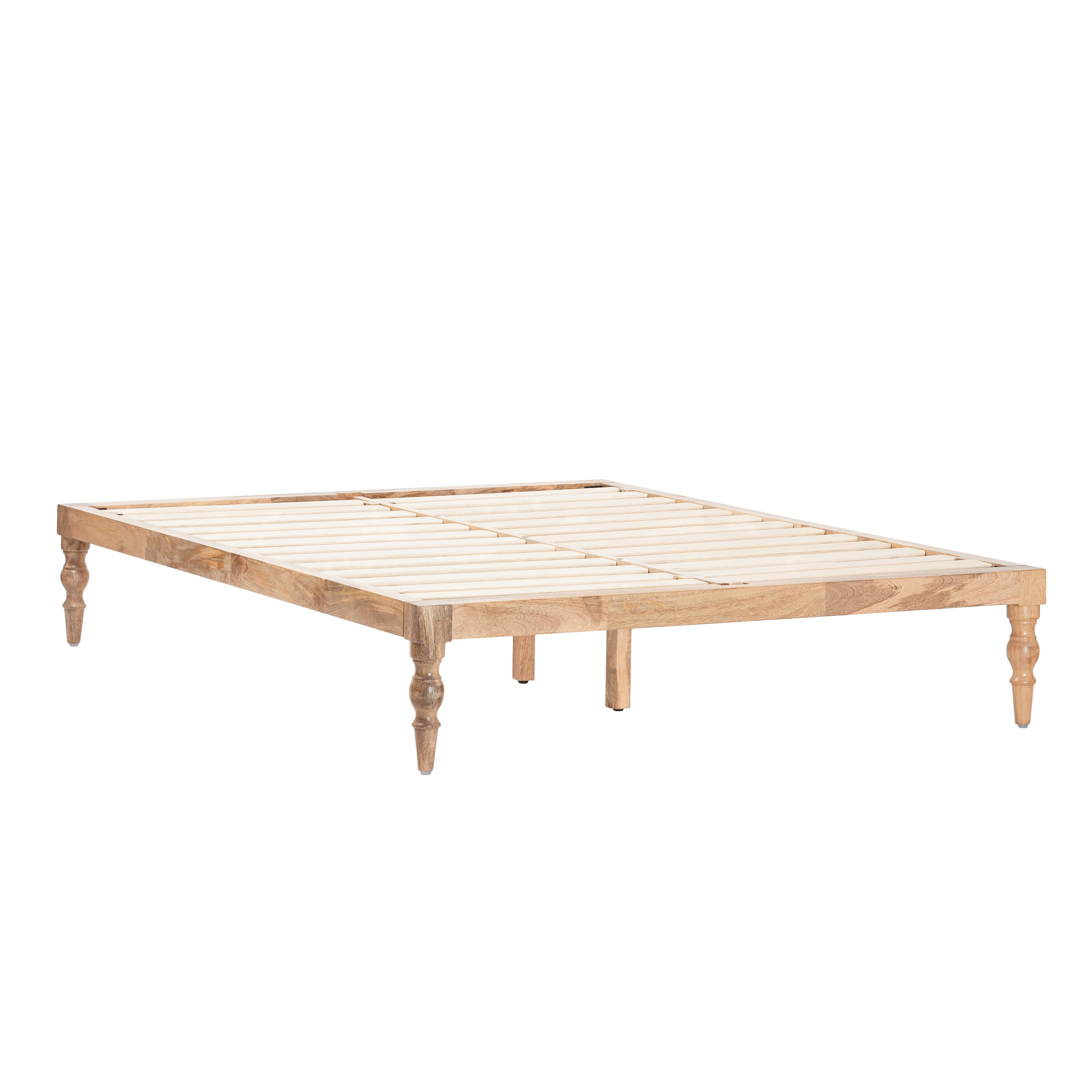 MH LONDON MH-BD-11500 Bed Natural Queen Wood Bed frame Bed