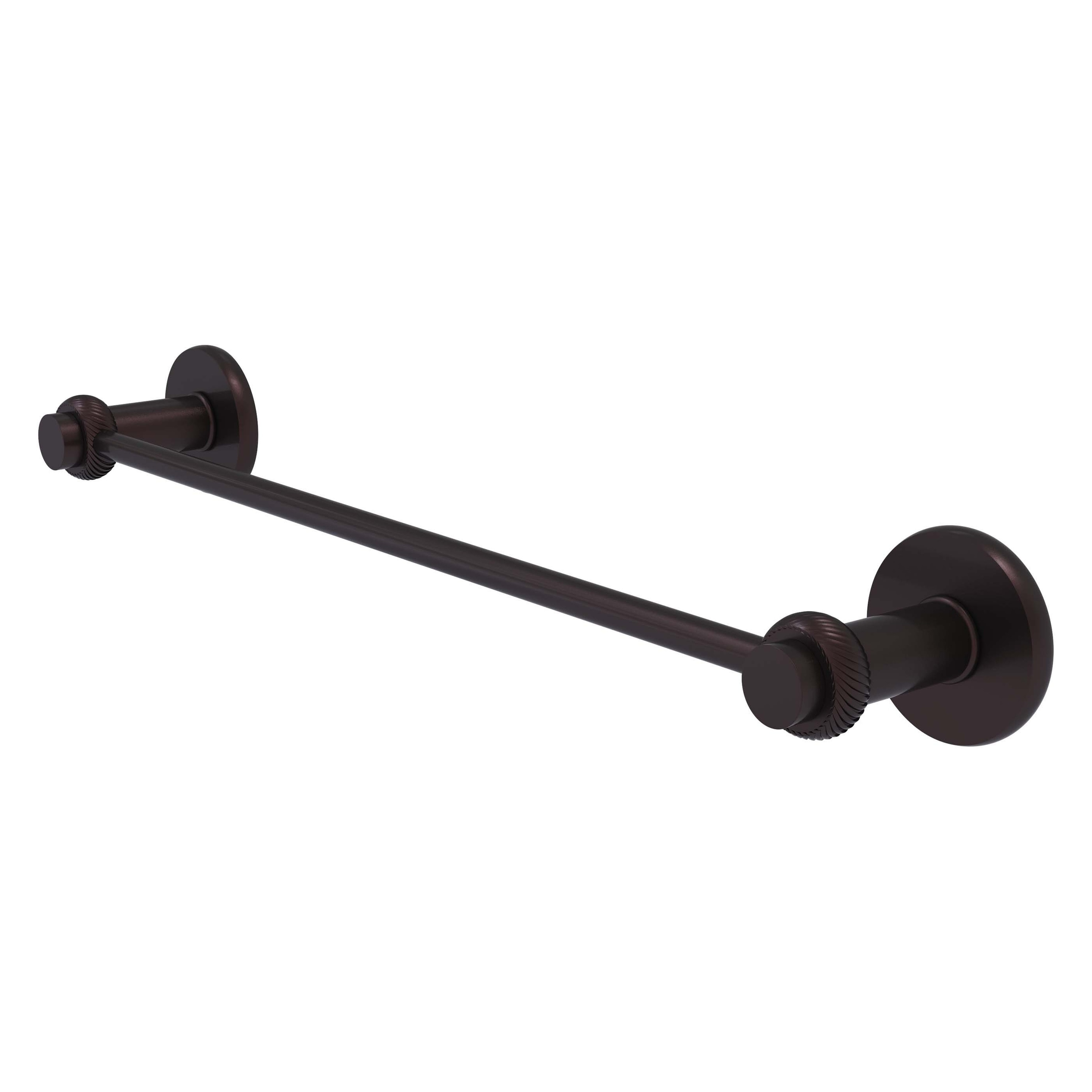 Allied Brass 931T/30-ABZ Mercury 30-in Antique Bronze Wall mount Single Towel Bar