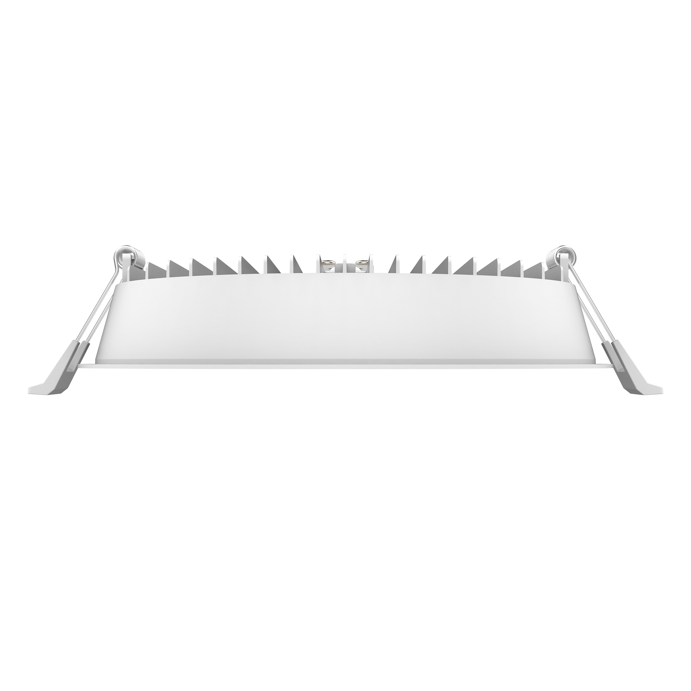 Utilitech Canless Trimless Recessed Downlight White 6-in 1200-Lumen Switchable White Round Dimmable LED Canless Recessed Downlight